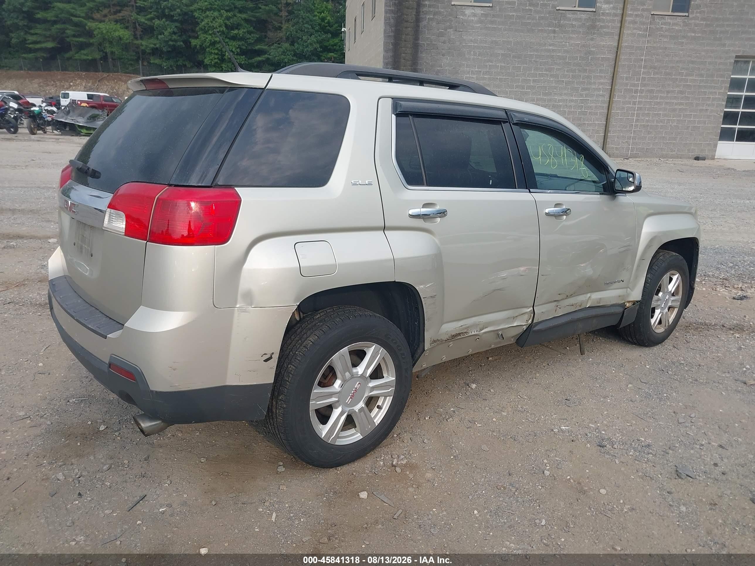 2014 Gmc Terrain Sle-2 Gold vin: 2GKFLWE30E6359455