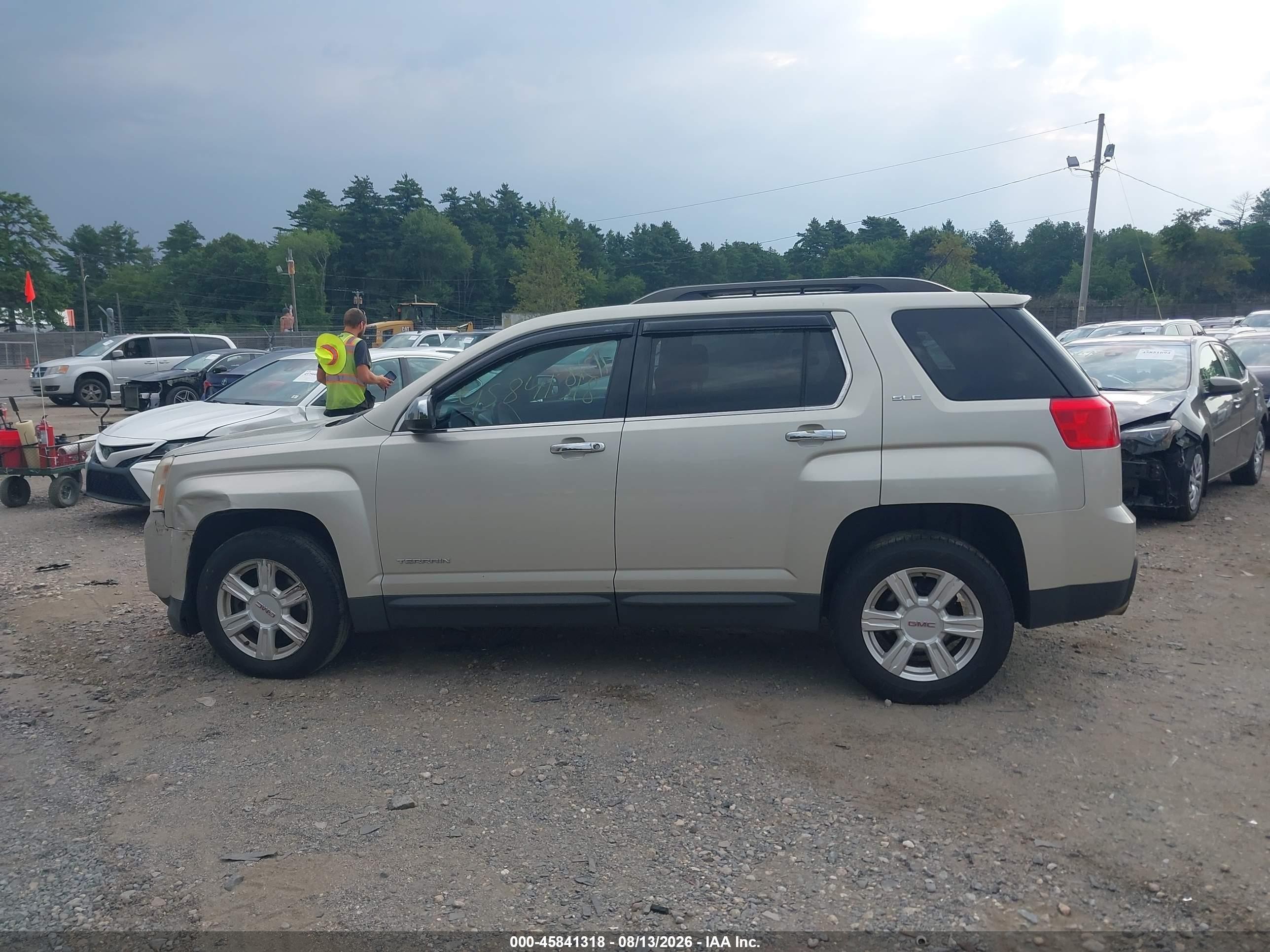 2014 Gmc Terrain Sle-2 Gold vin: 2GKFLWE30E6359455