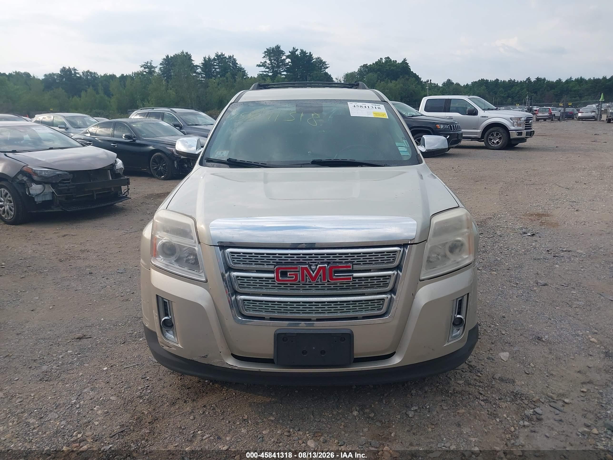 2014 Gmc Terrain Sle-2 Gold vin: 2GKFLWE30E6359455