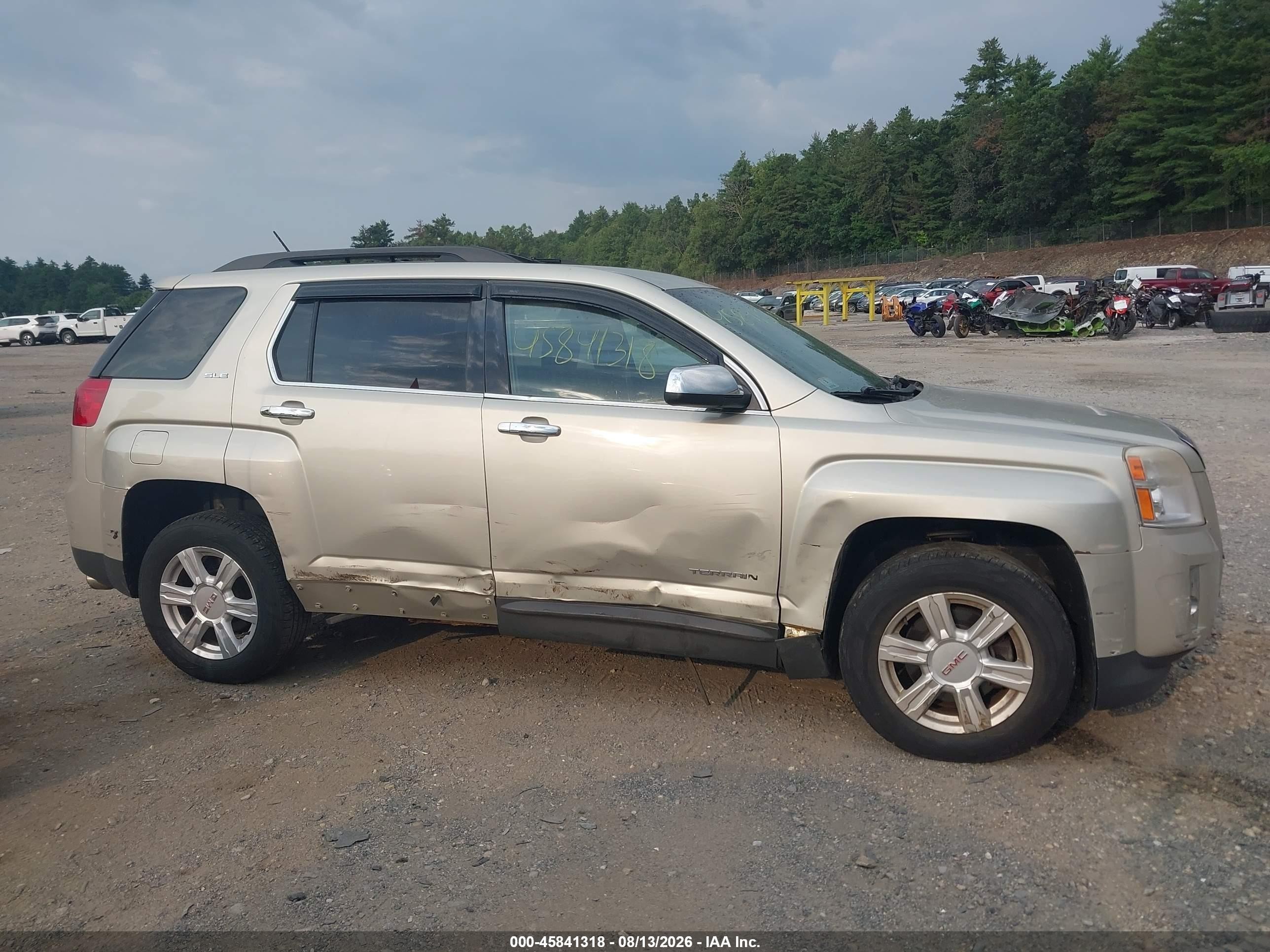 2014 Gmc Terrain Sle-2 Gold vin: 2GKFLWE30E6359455