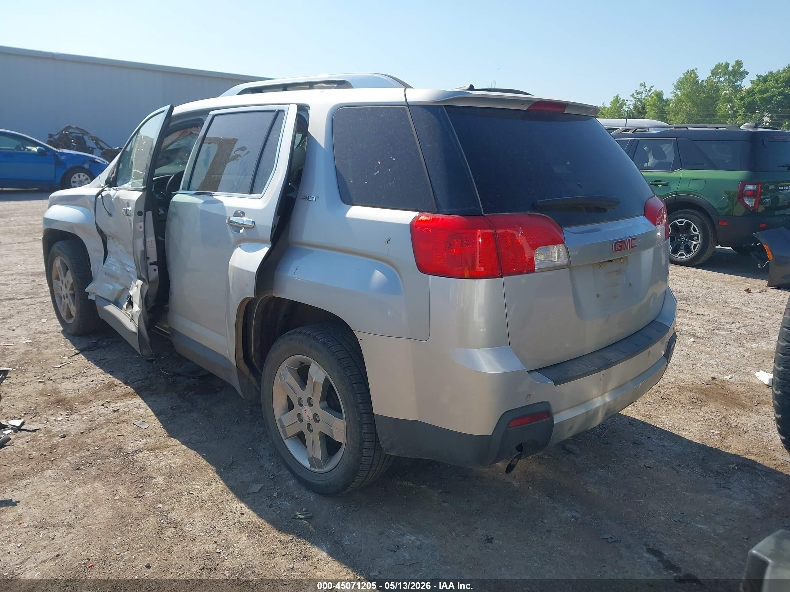 2013 Gmc Terrain Slt-2 Silver vin: 2GKFLWE31D6194367