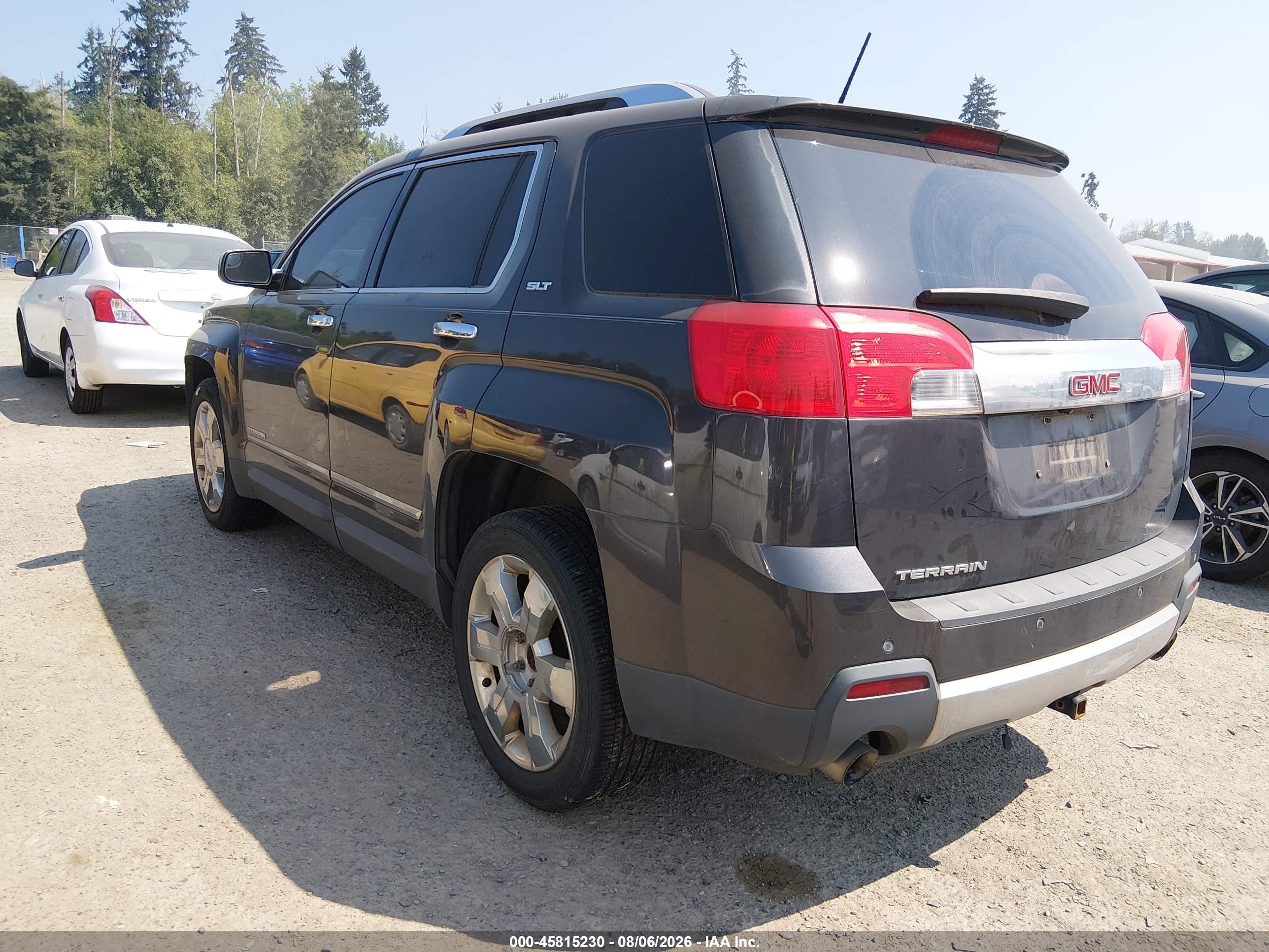 2013 Gmc Terrain Slt-2 Черный vin: 2GKFLWE31D6235550