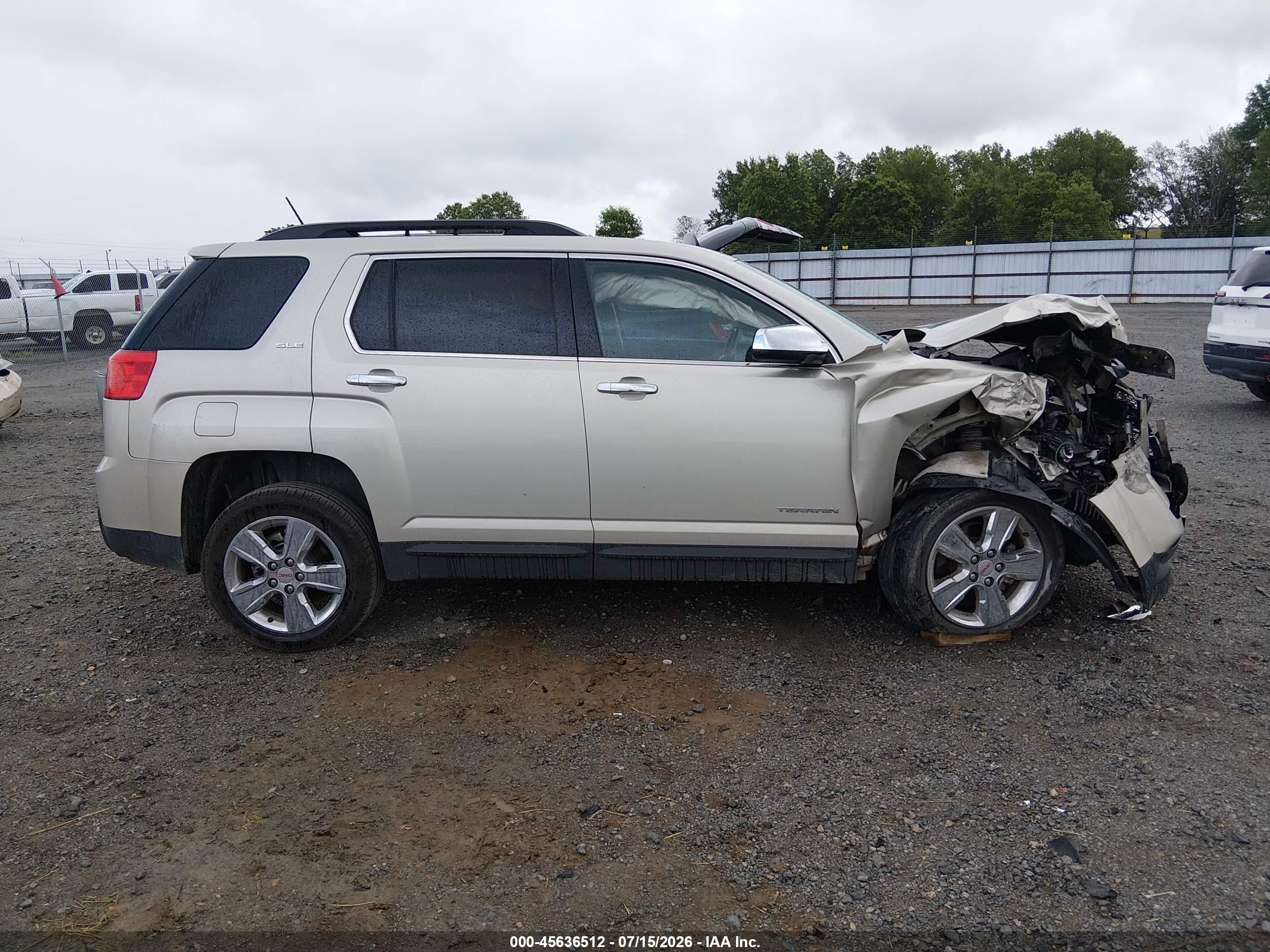2015 Gmc Terrain Sle-2 Champagne vin: 2GKFLWE31F6412312