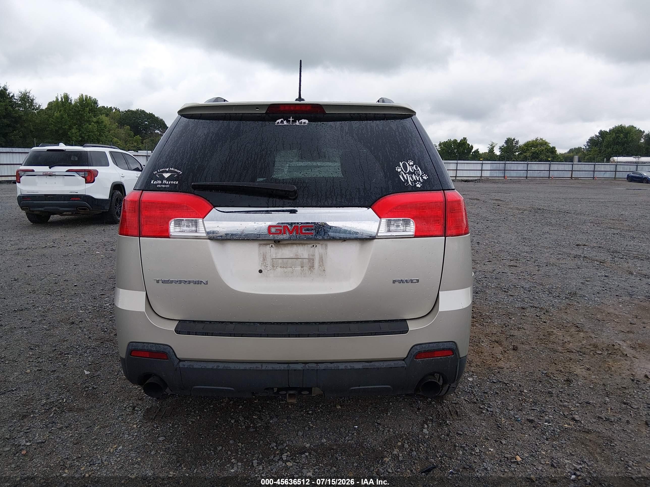 2015 Gmc Terrain Sle-2 Champagne vin: 2GKFLWE31F6412312