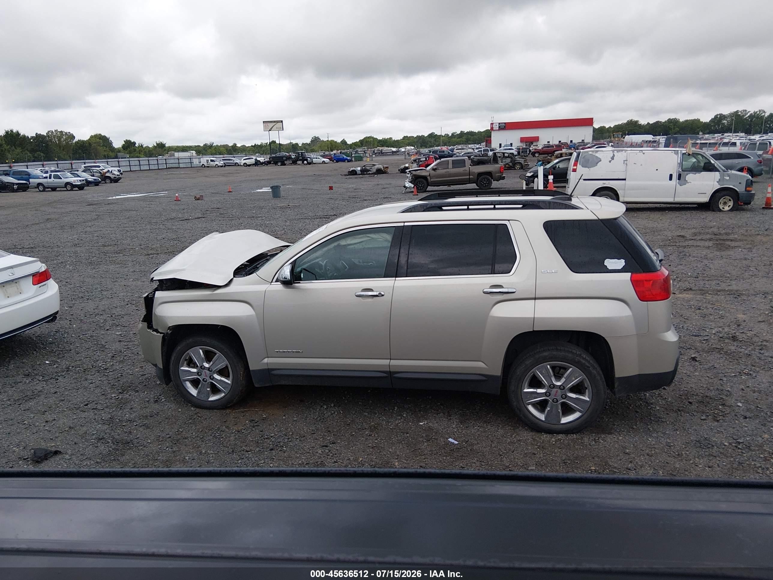 2015 Gmc Terrain Sle-2 Champagne vin: 2GKFLWE31F6412312