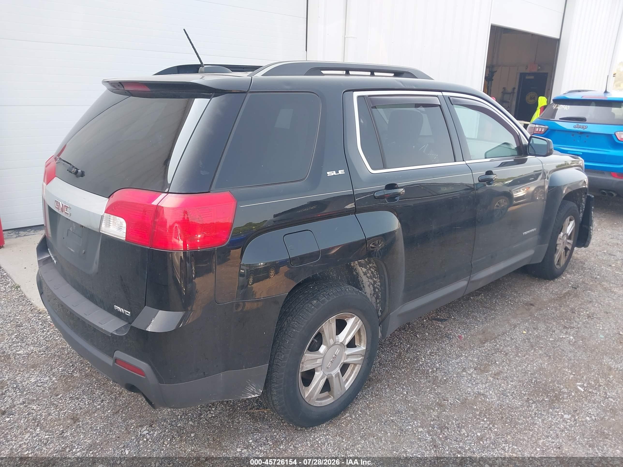 2015 Gmc Terrain Sle-2 Black vin: 2GKFLWE31F6415548