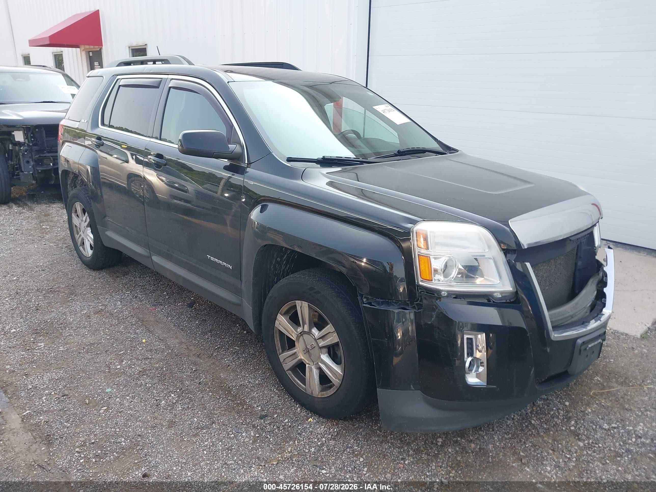 2015 Gmc Terrain Sle-2 Black vin: 2GKFLWE31F6415548