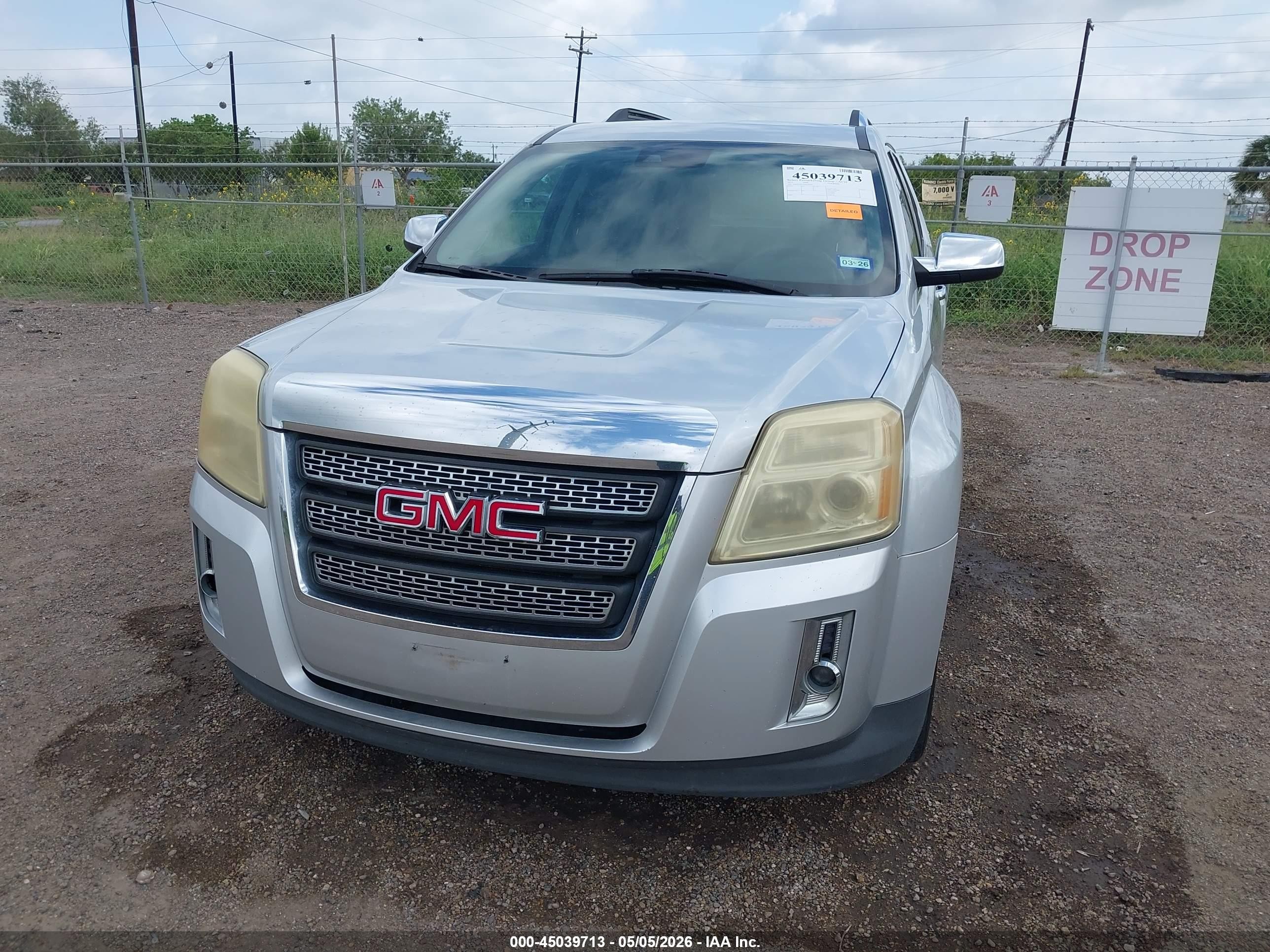 2013 Gmc Terrain Slt-2 Silver vin: 2GKFLWE32D6241681