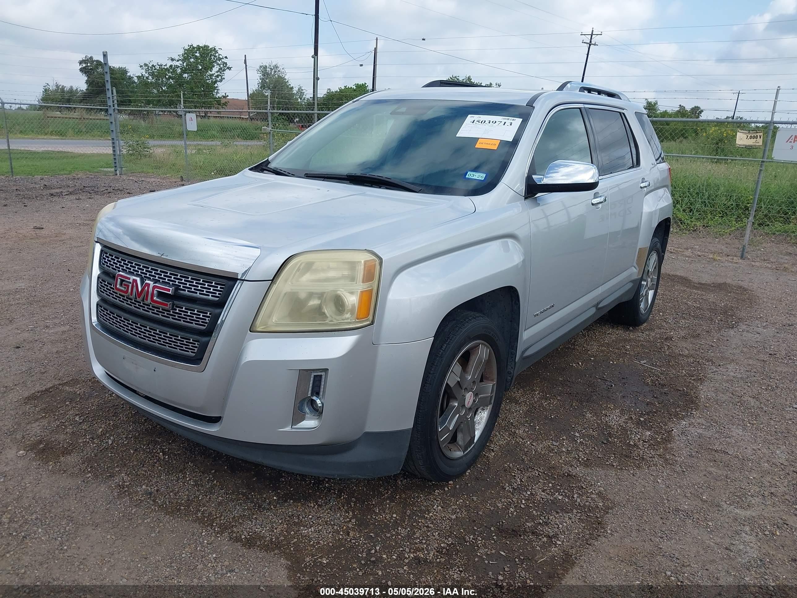 2013 Gmc Terrain Slt-2 Silver vin: 2GKFLWE32D6241681