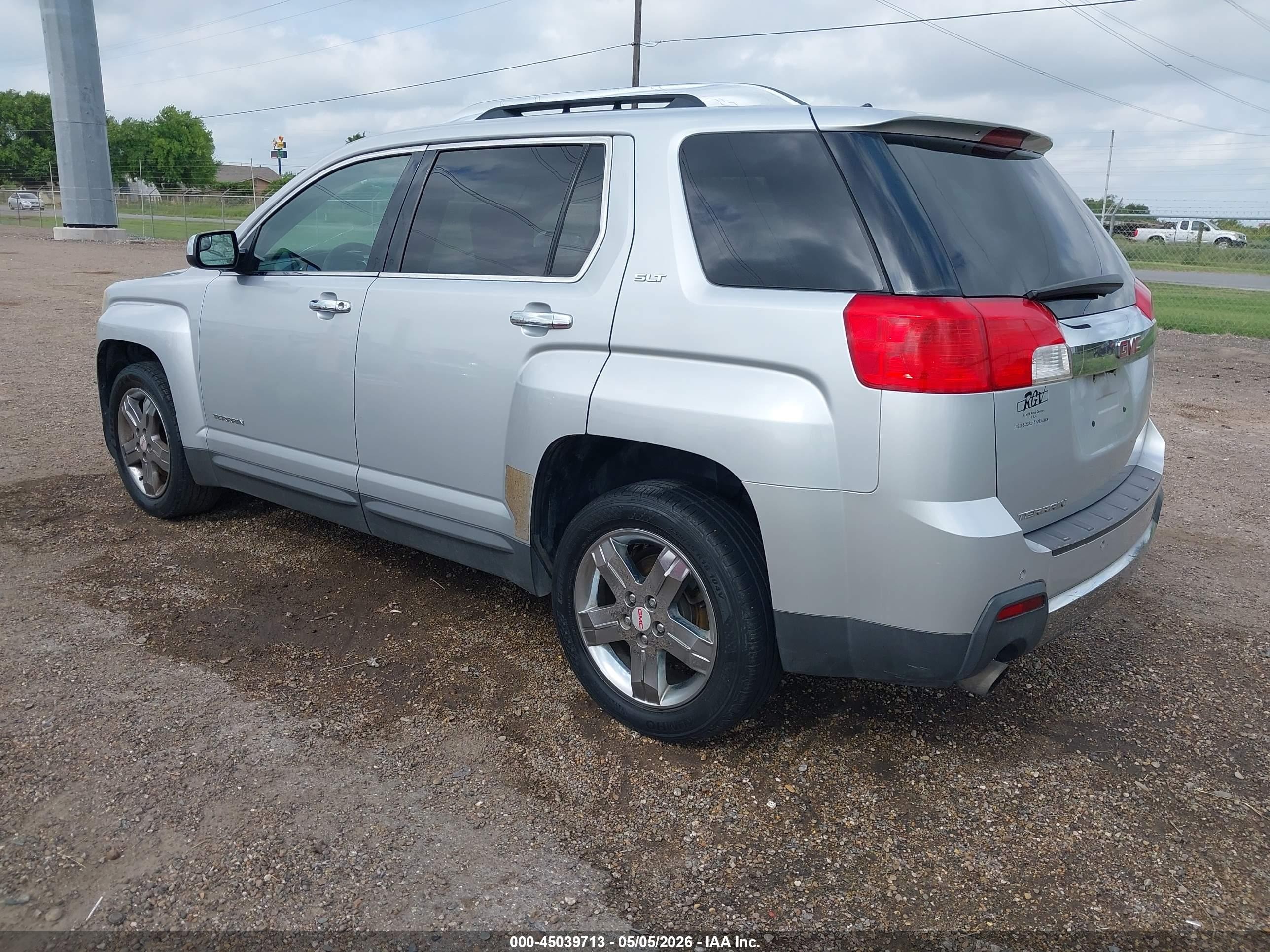 2013 Gmc Terrain Slt-2 Silver vin: 2GKFLWE32D6241681