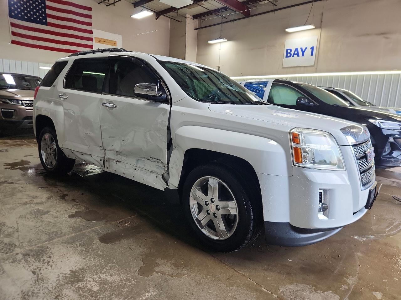 2013 Gmc Terrain Slt Белый vin: 2GKFLWE33D6308580