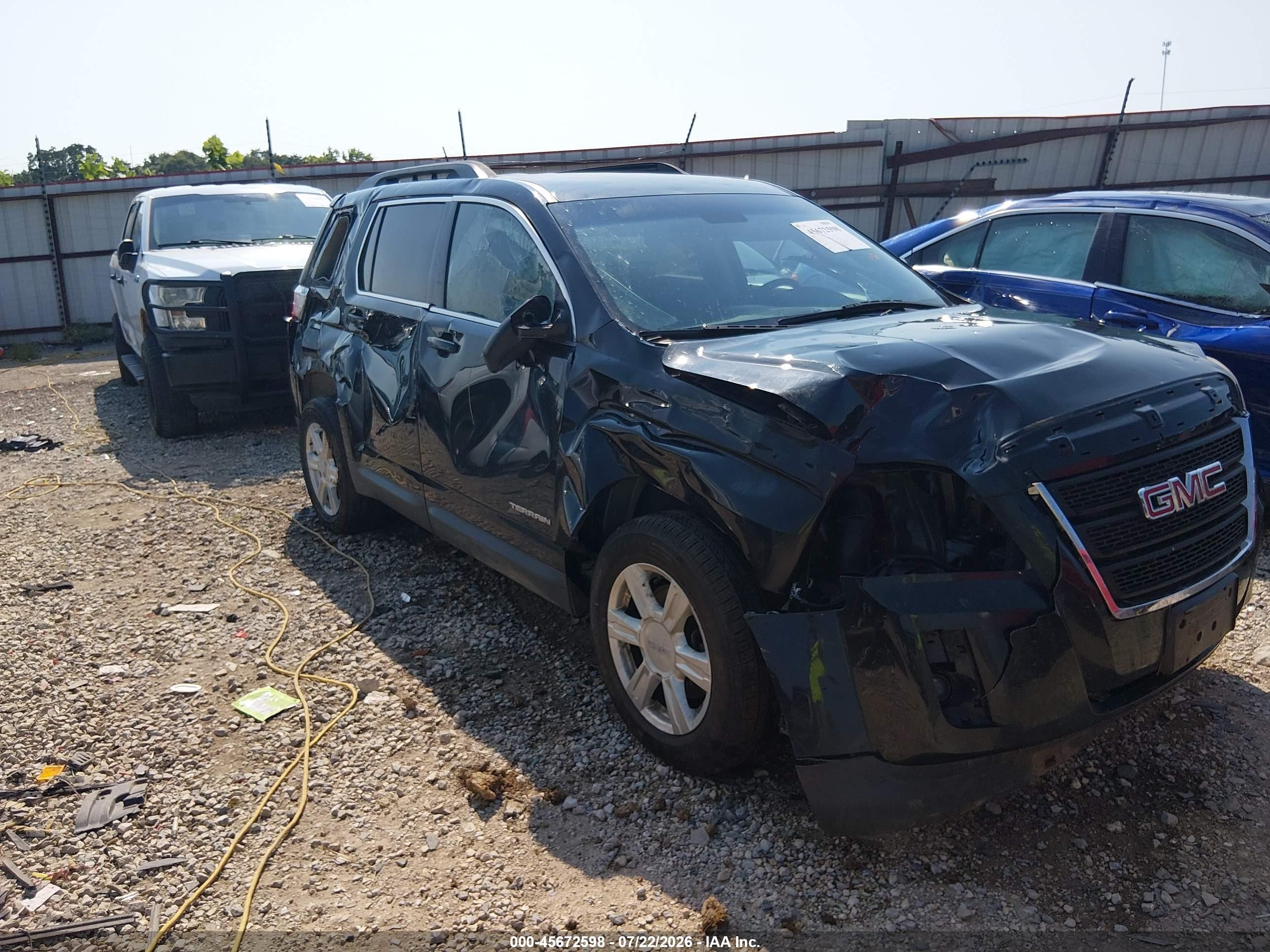 2015 Gmc Terrain Sle-2 Black vin: 2GKFLWE33F6135047