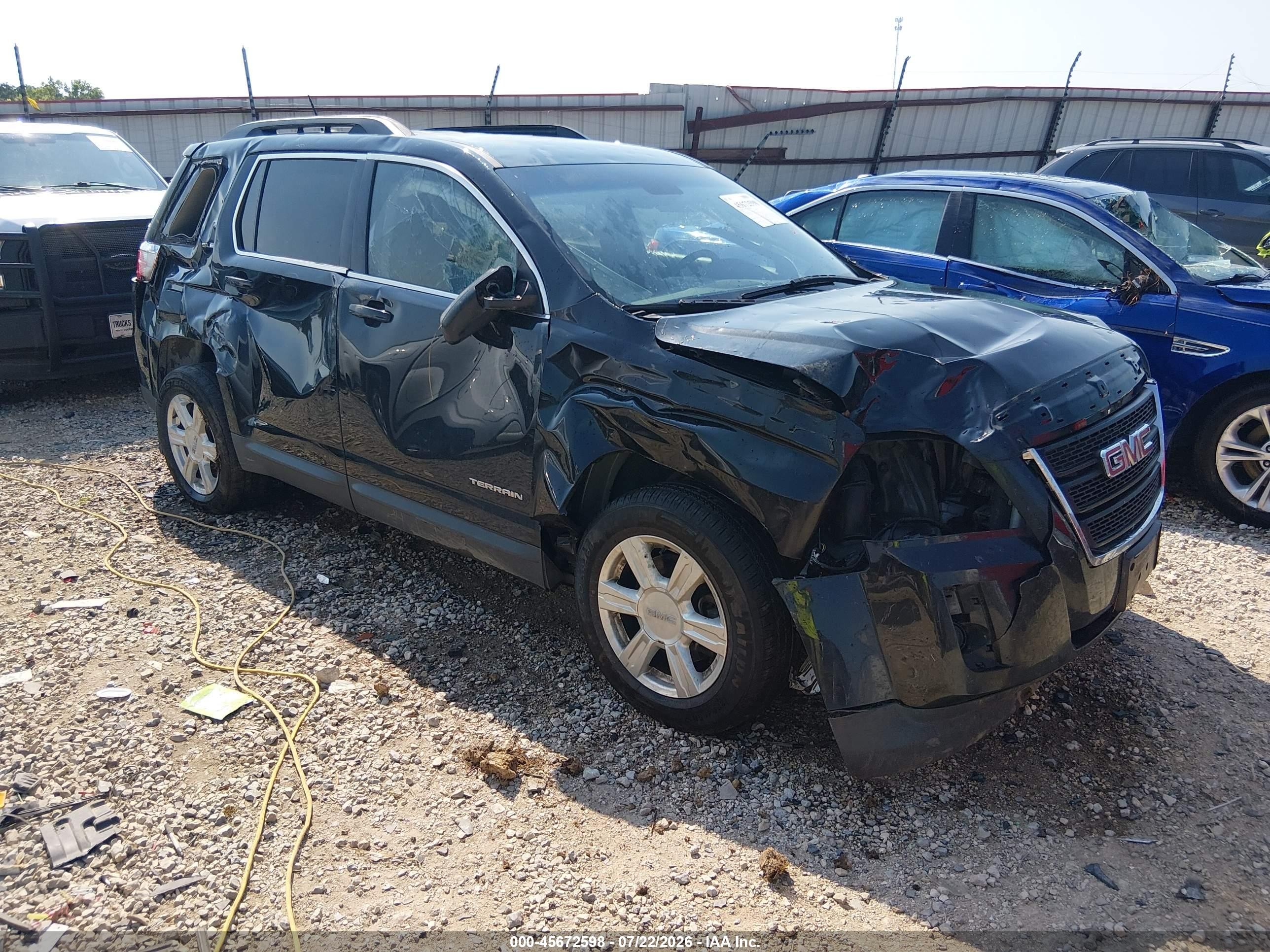 2015 Gmc Terrain Sle-2 Black vin: 2GKFLWE33F6135047