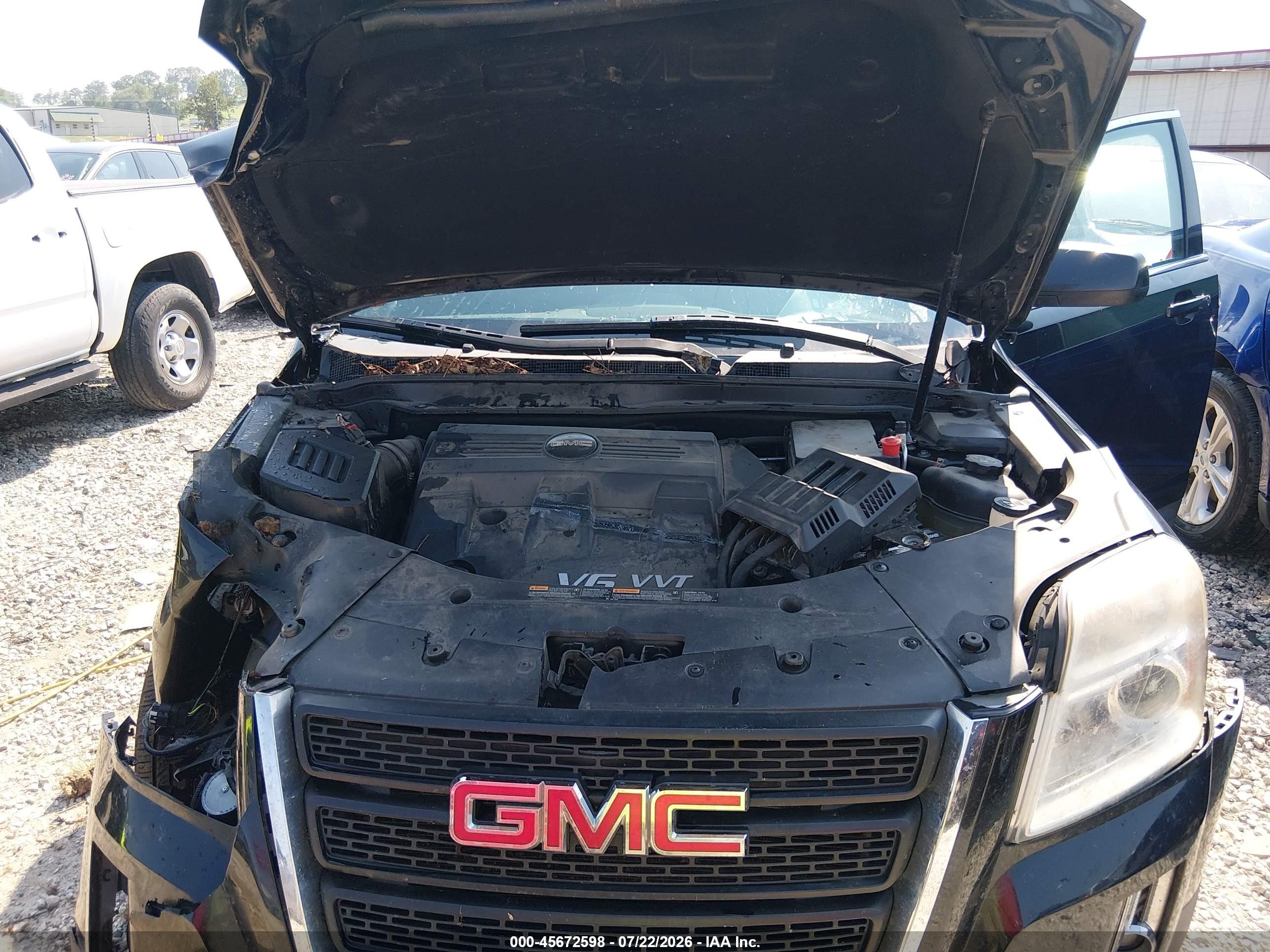 2015 Gmc Terrain Sle-2 Black vin: 2GKFLWE33F6135047