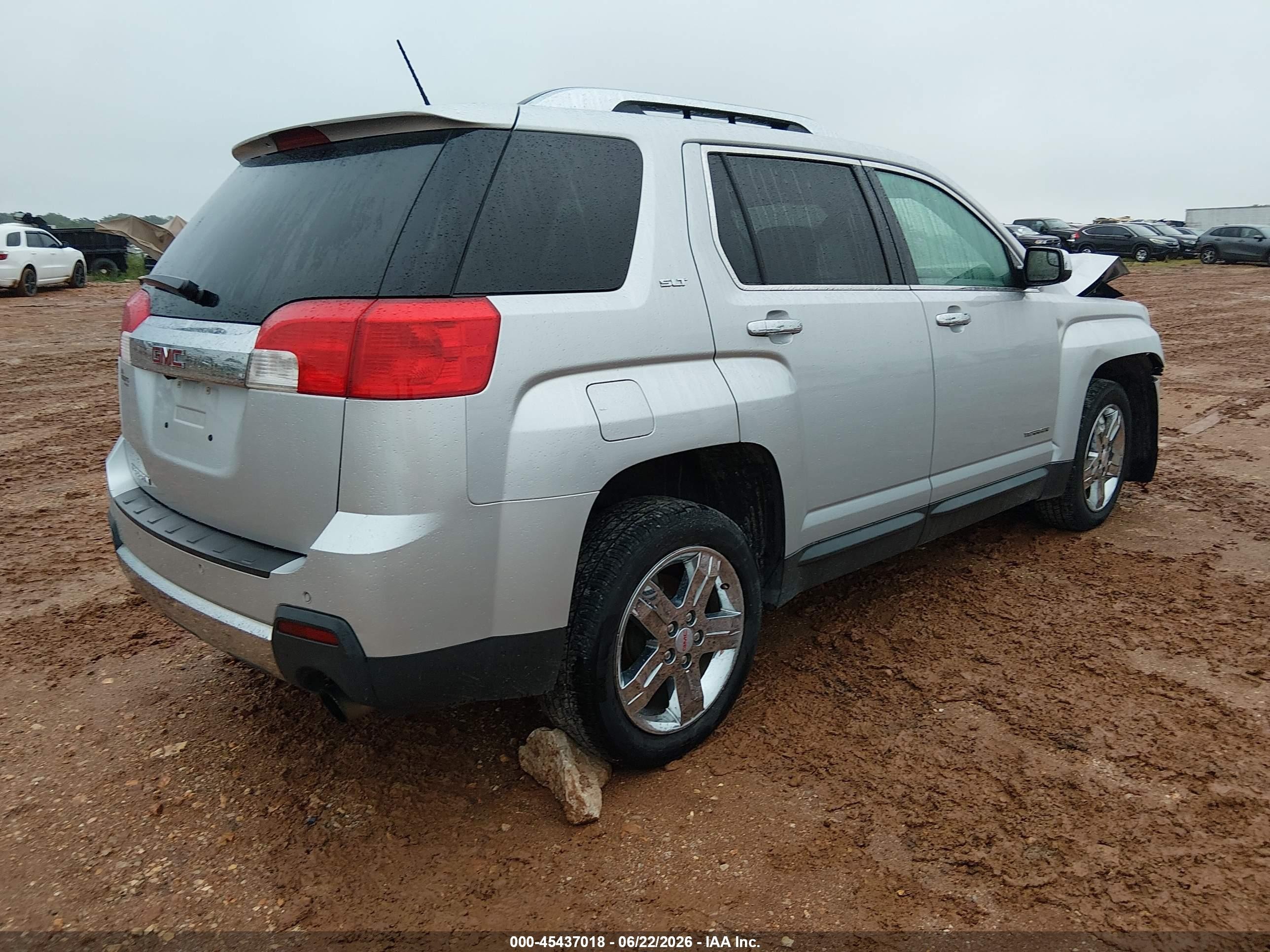 2013 Gmc Terrain Slt-2 Silver vin: 2GKFLWE34D6225272