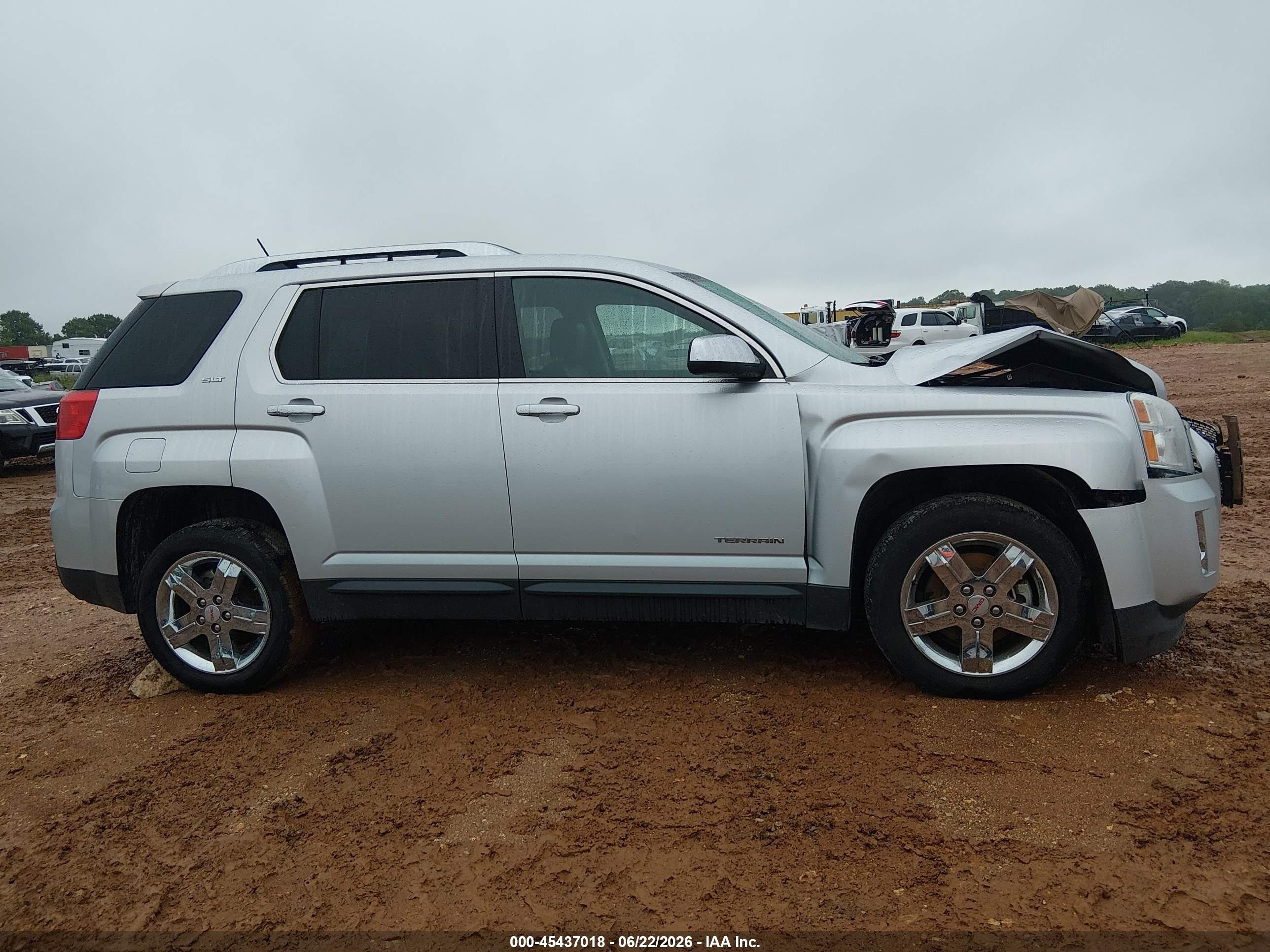 2013 Gmc Terrain Slt-2 Silver vin: 2GKFLWE34D6225272