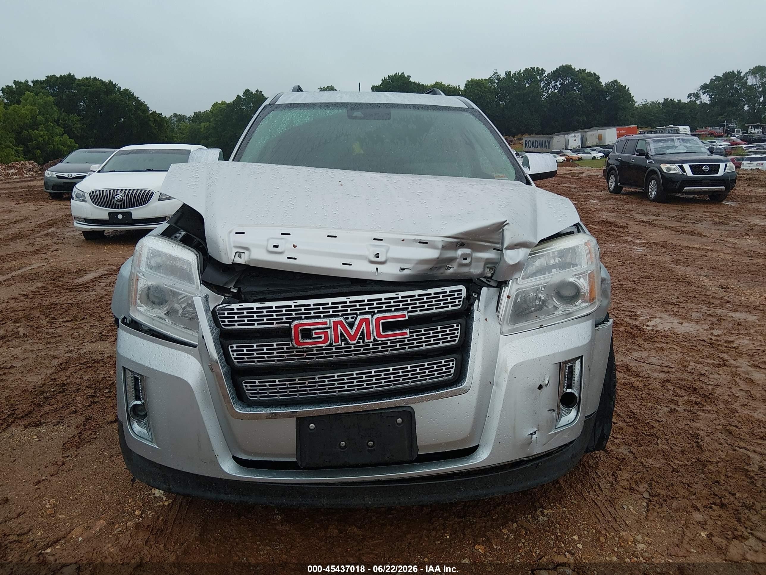 2013 Gmc Terrain Slt-2 Silver vin: 2GKFLWE34D6225272