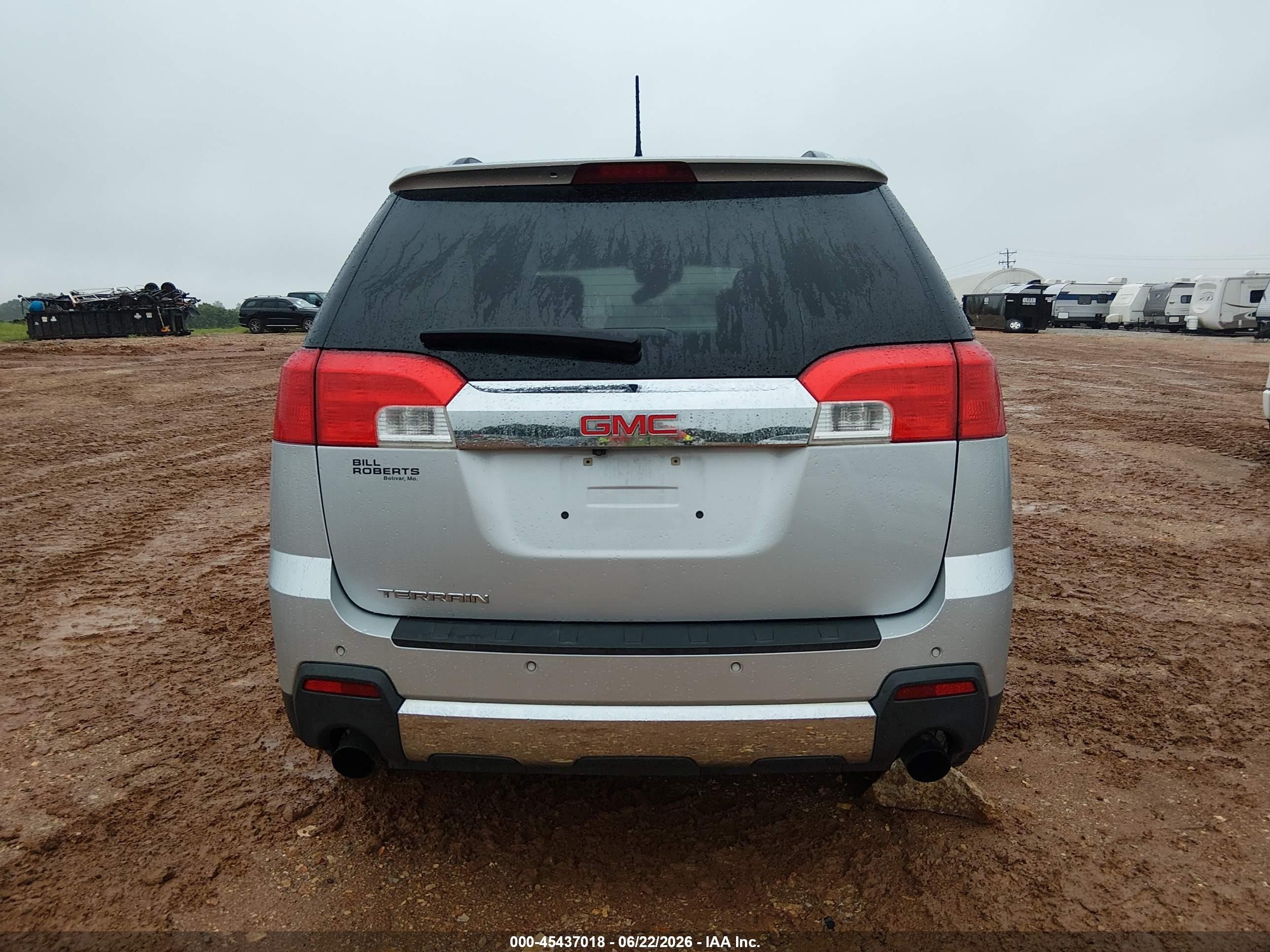 2013 Gmc Terrain Slt-2 Silver vin: 2GKFLWE34D6225272