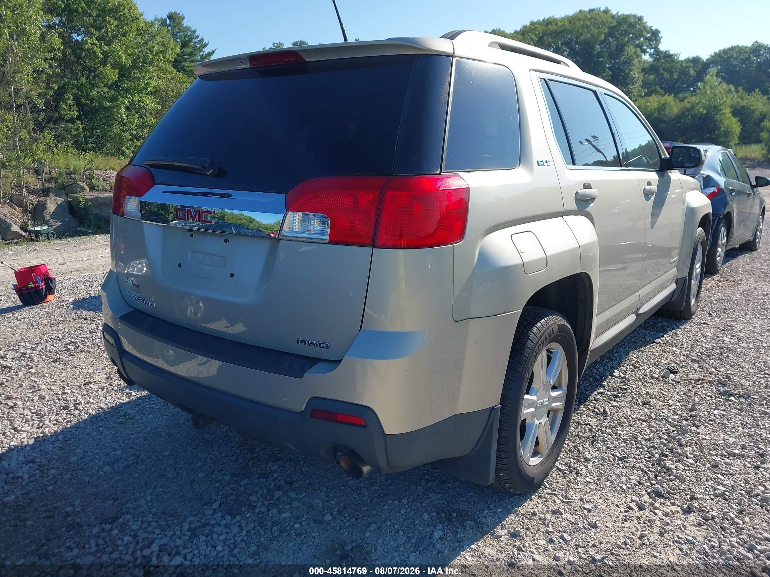 2014 Gmc Terrain Sle-2 Beige vin: 2GKFLWE34E6164183