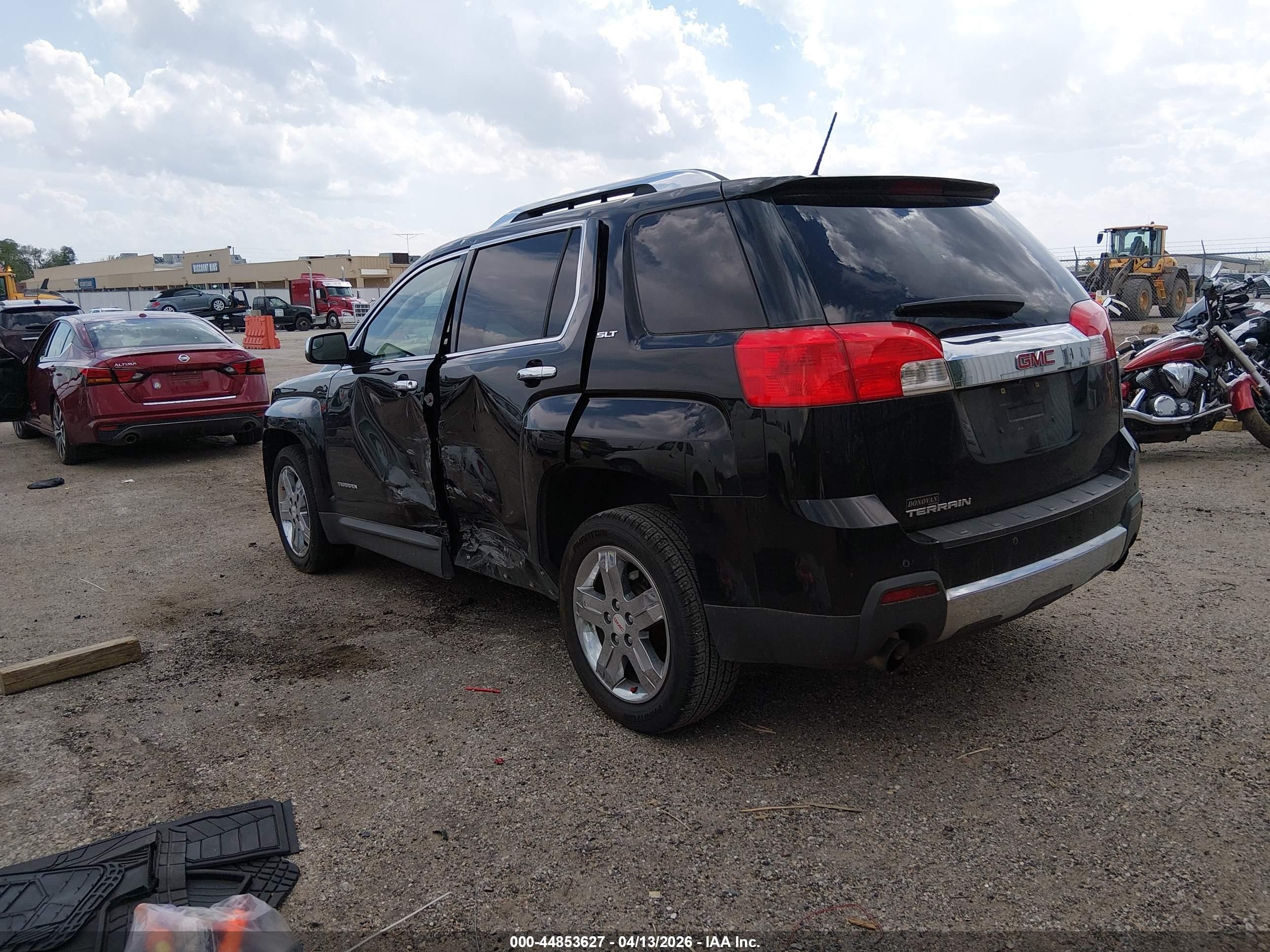 2013 Gmc Terrain Slt-2 Черный vin: 2GKFLWE35D6186577