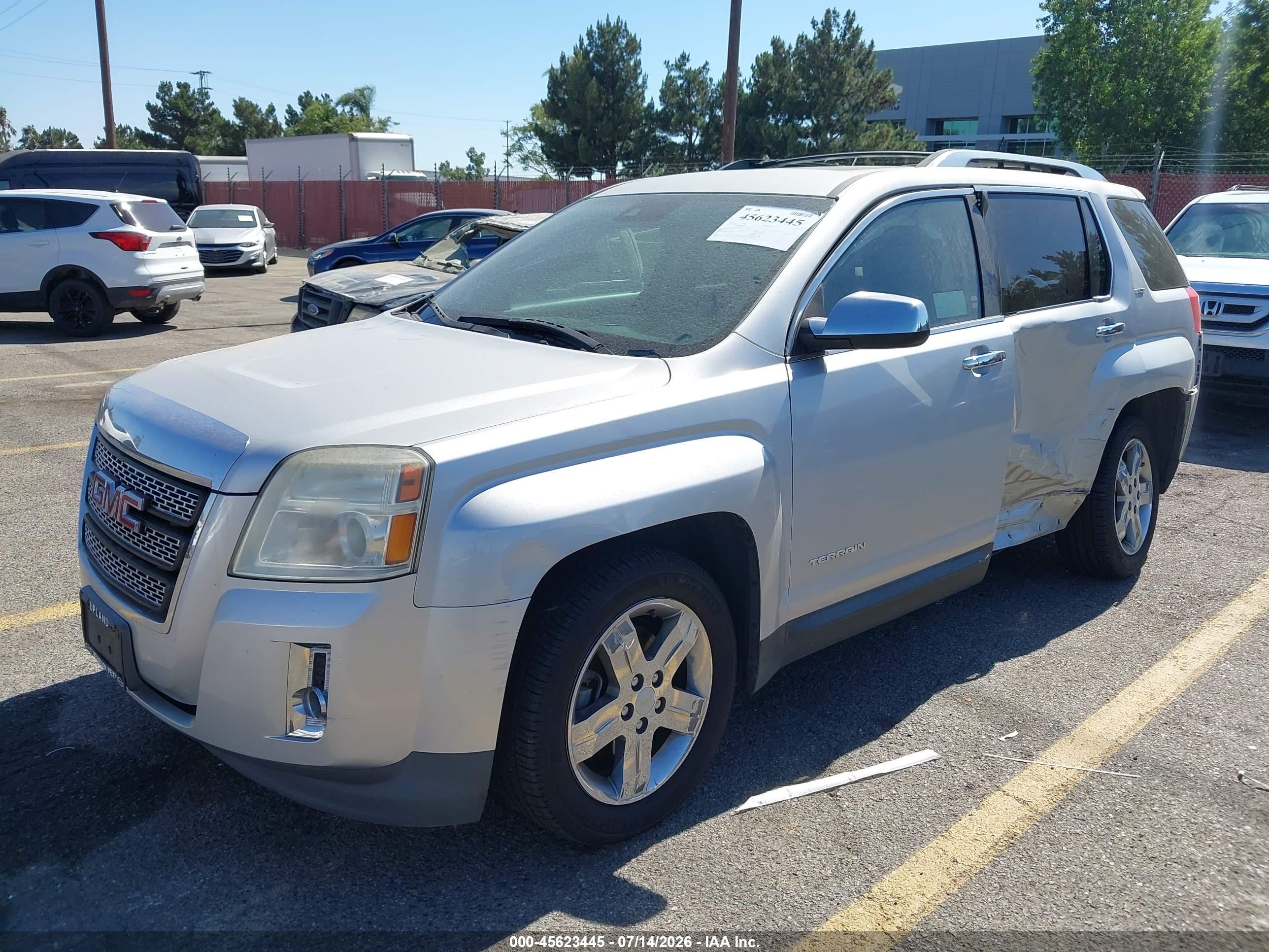 2013 Gmc Terrain Slt-2 Серый vin: 2GKFLWE36D6172171