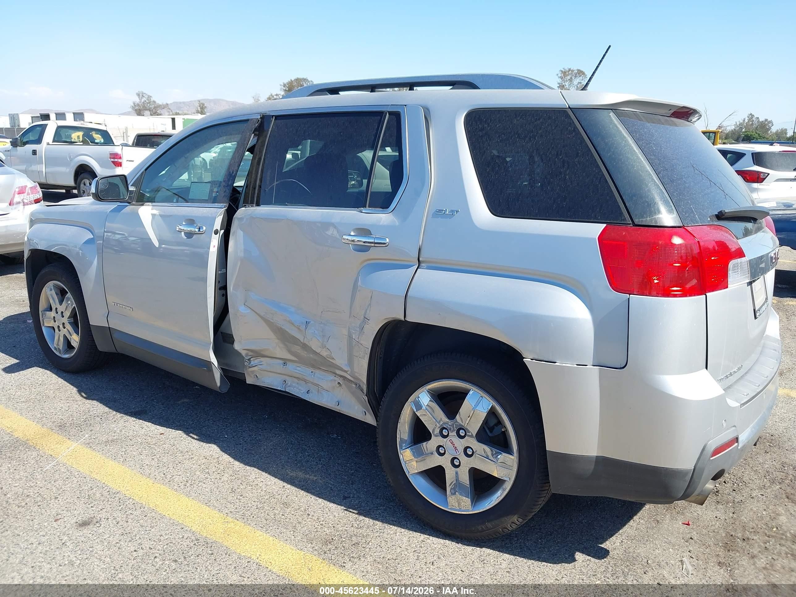 2013 Gmc Terrain Slt-2 Серый vin: 2GKFLWE36D6172171