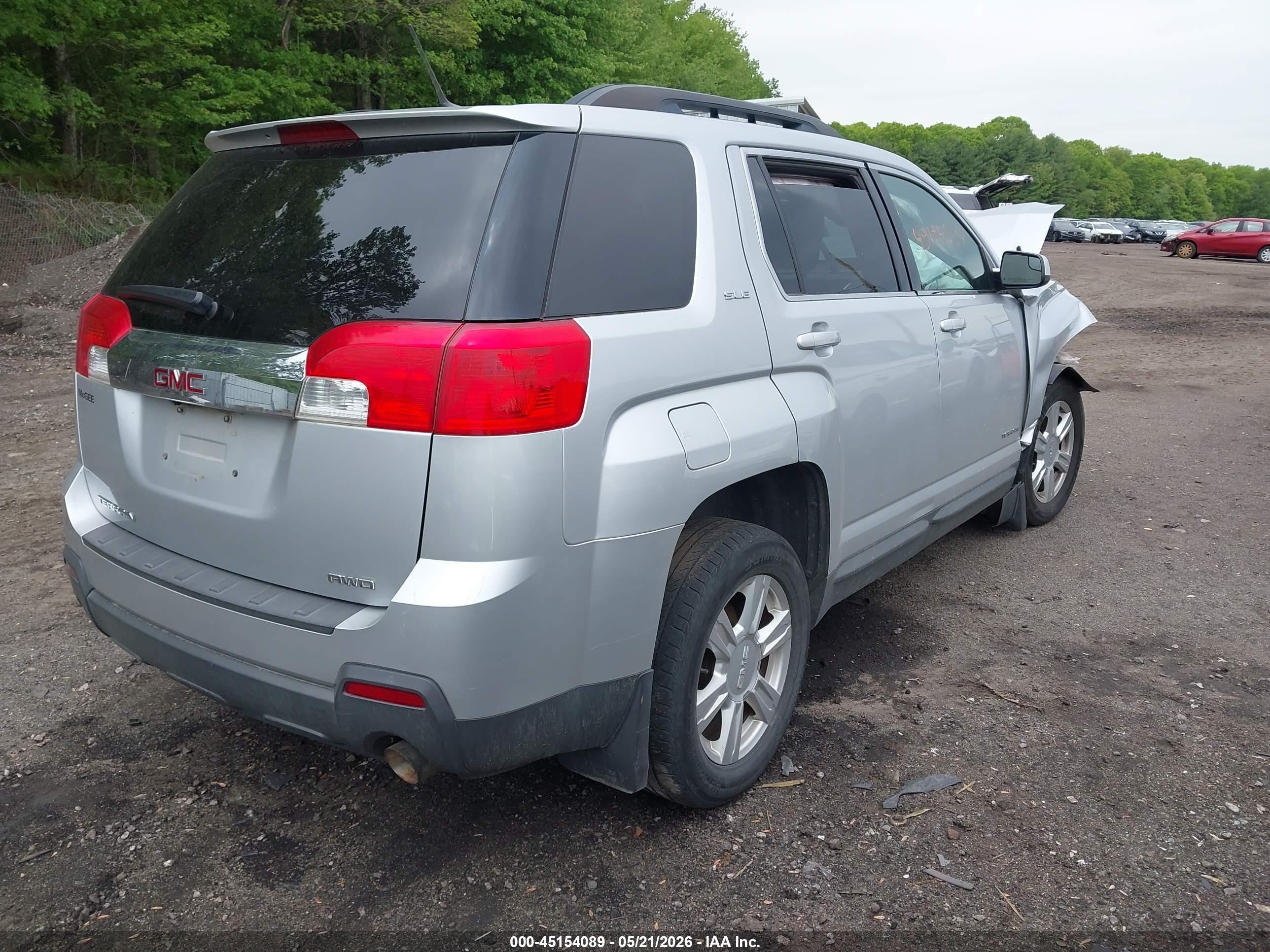 2014 Gmc Terrain Sle-2 Silver vin: 2GKFLWE36E6199193