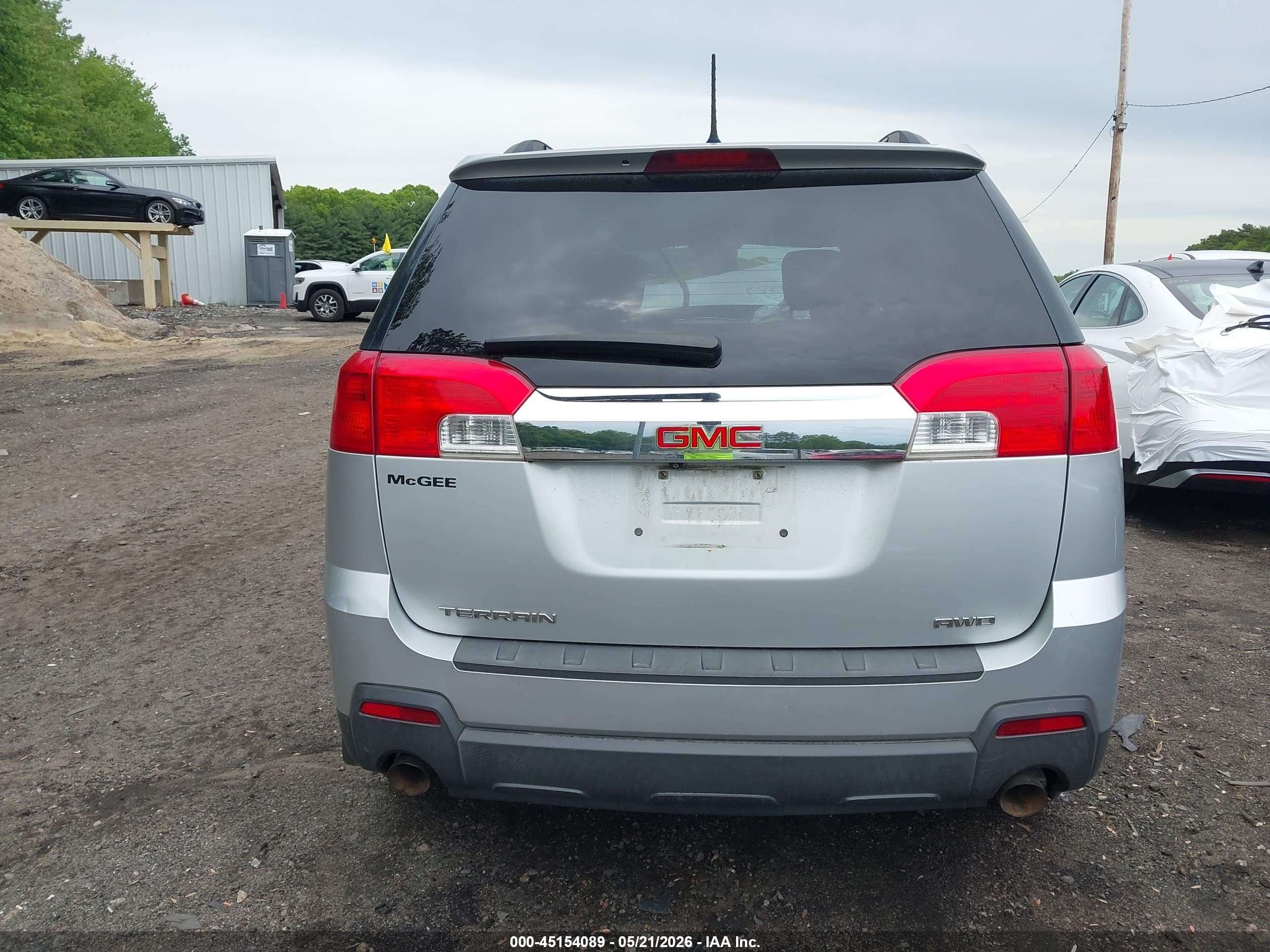 2014 Gmc Terrain Sle-2 Silver vin: 2GKFLWE36E6199193