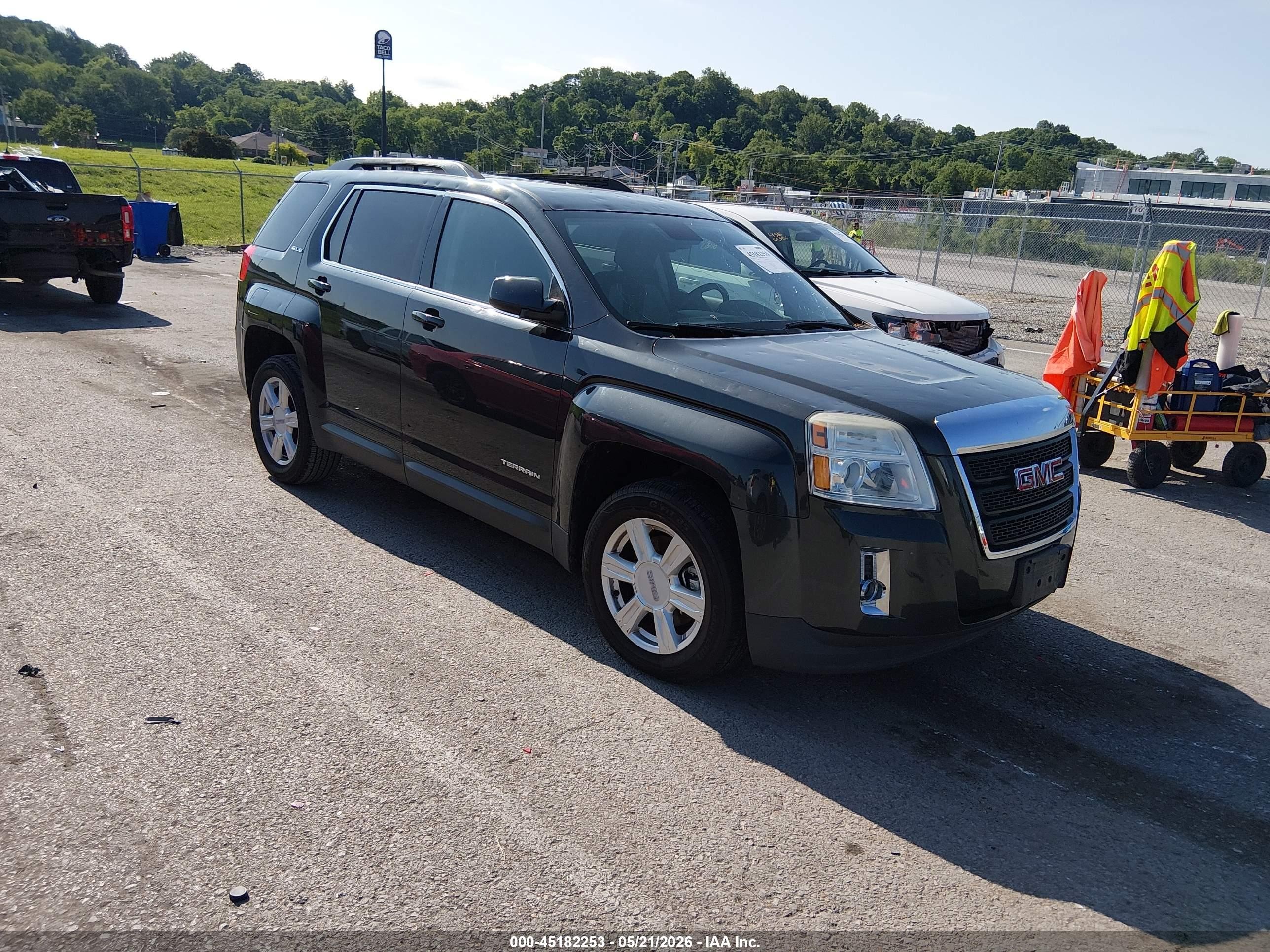 2014 Gmc Terrain Sle-2 Black vin: 2GKFLWE36E6202562