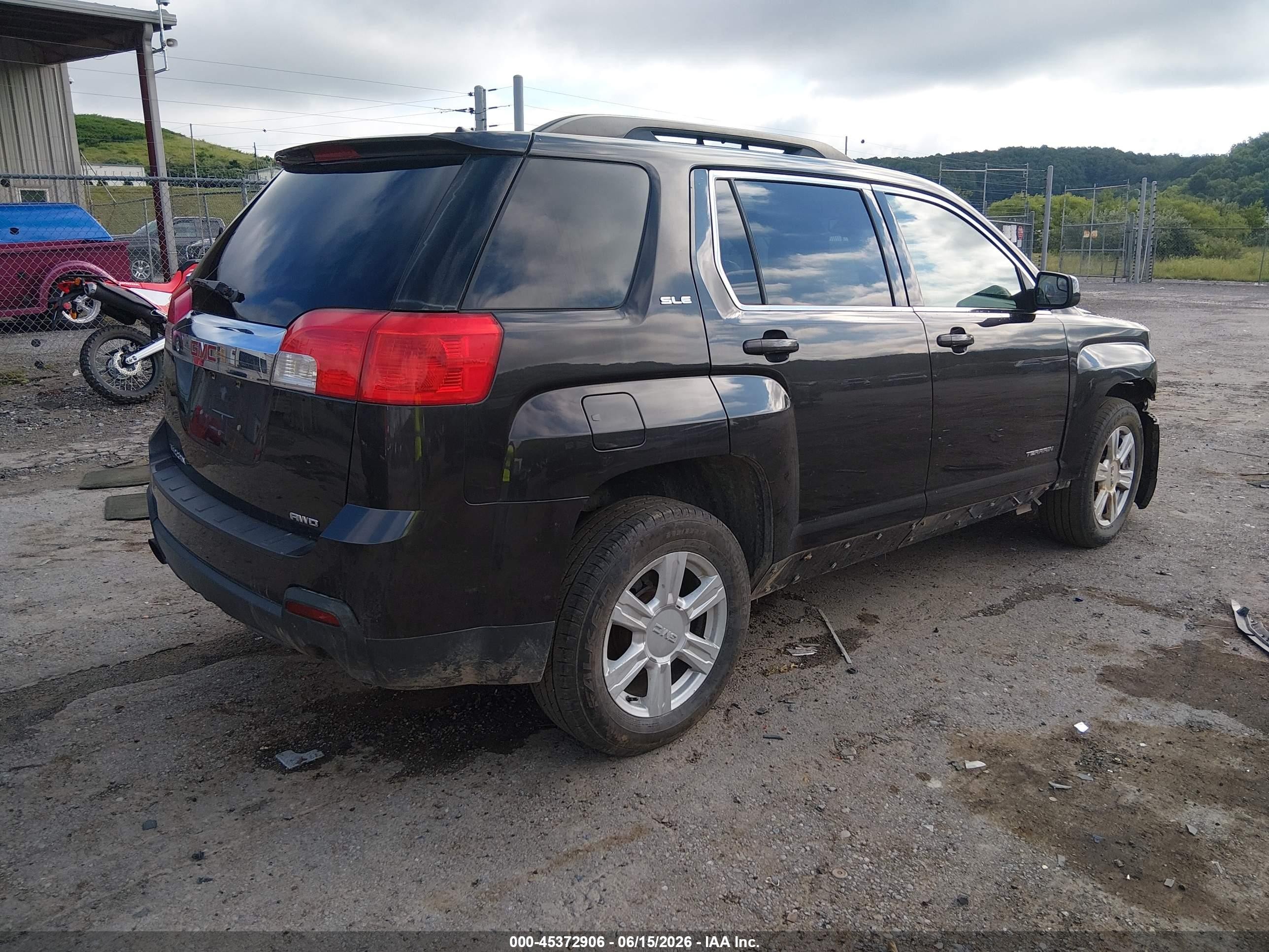2014 Gmc Terrain Sle-2 Gray vin: 2GKFLWE36E6370069