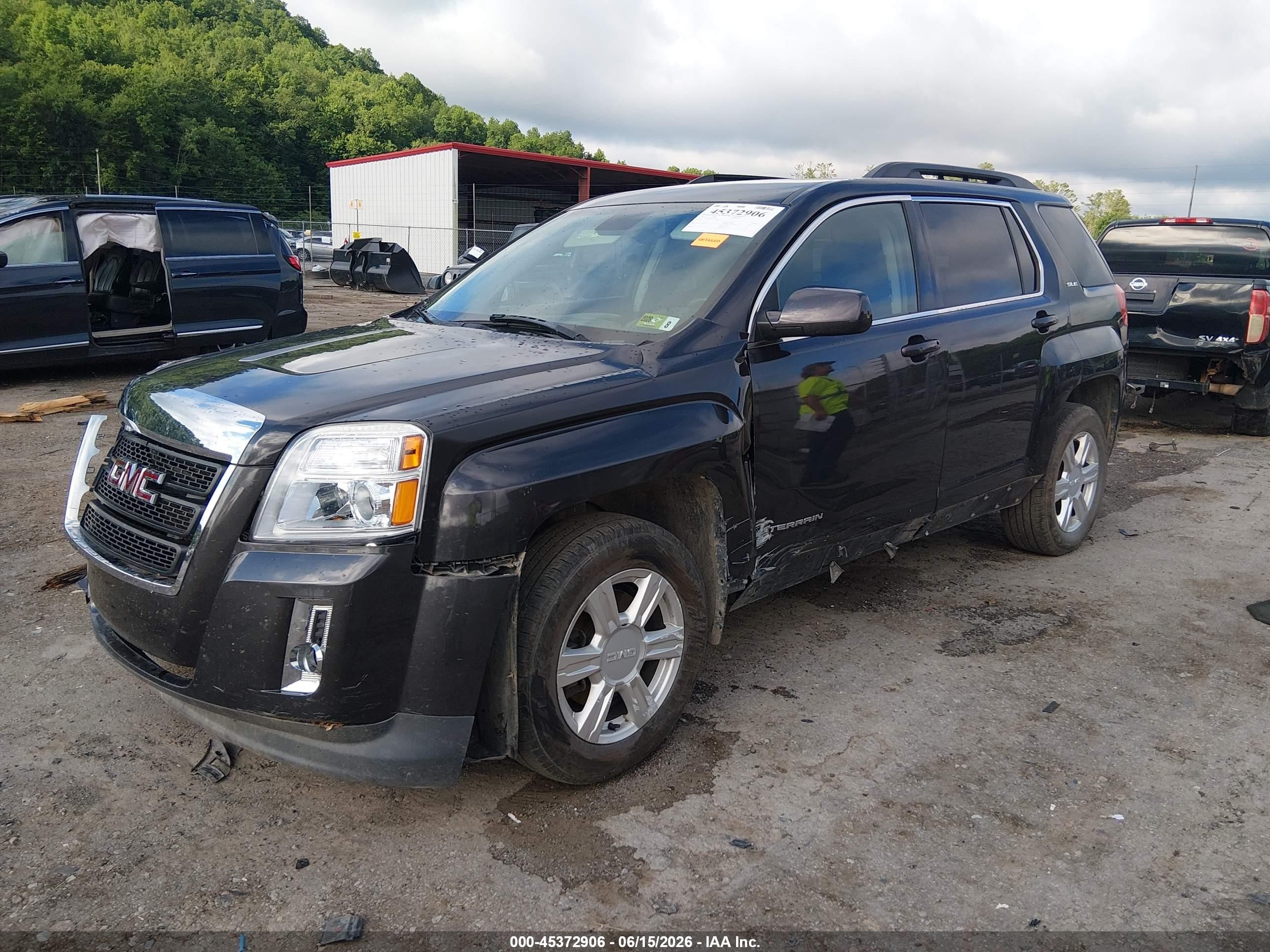 2014 Gmc Terrain Sle-2 Gray vin: 2GKFLWE36E6370069