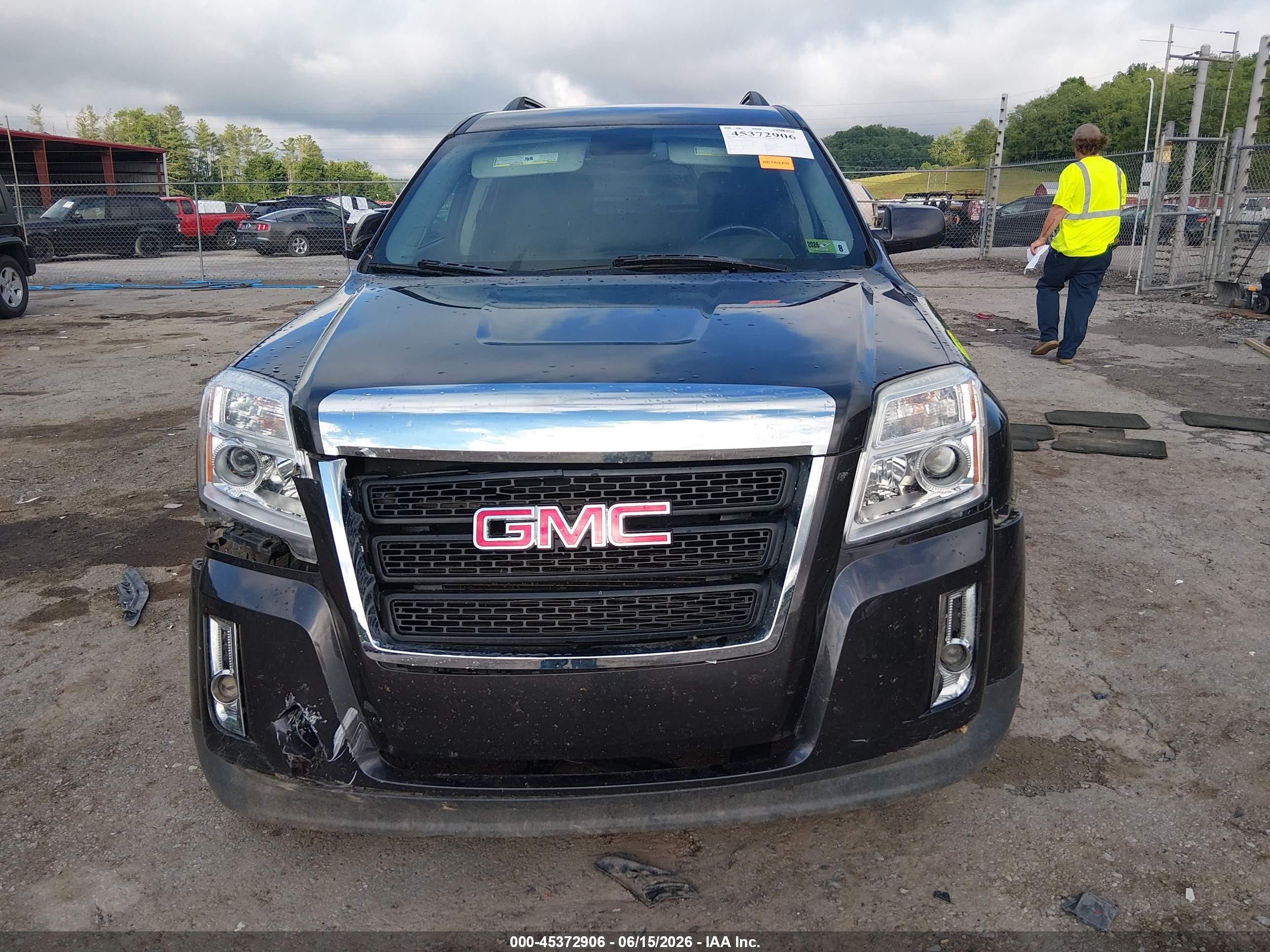 2014 Gmc Terrain Sle-2 Gray vin: 2GKFLWE36E6370069