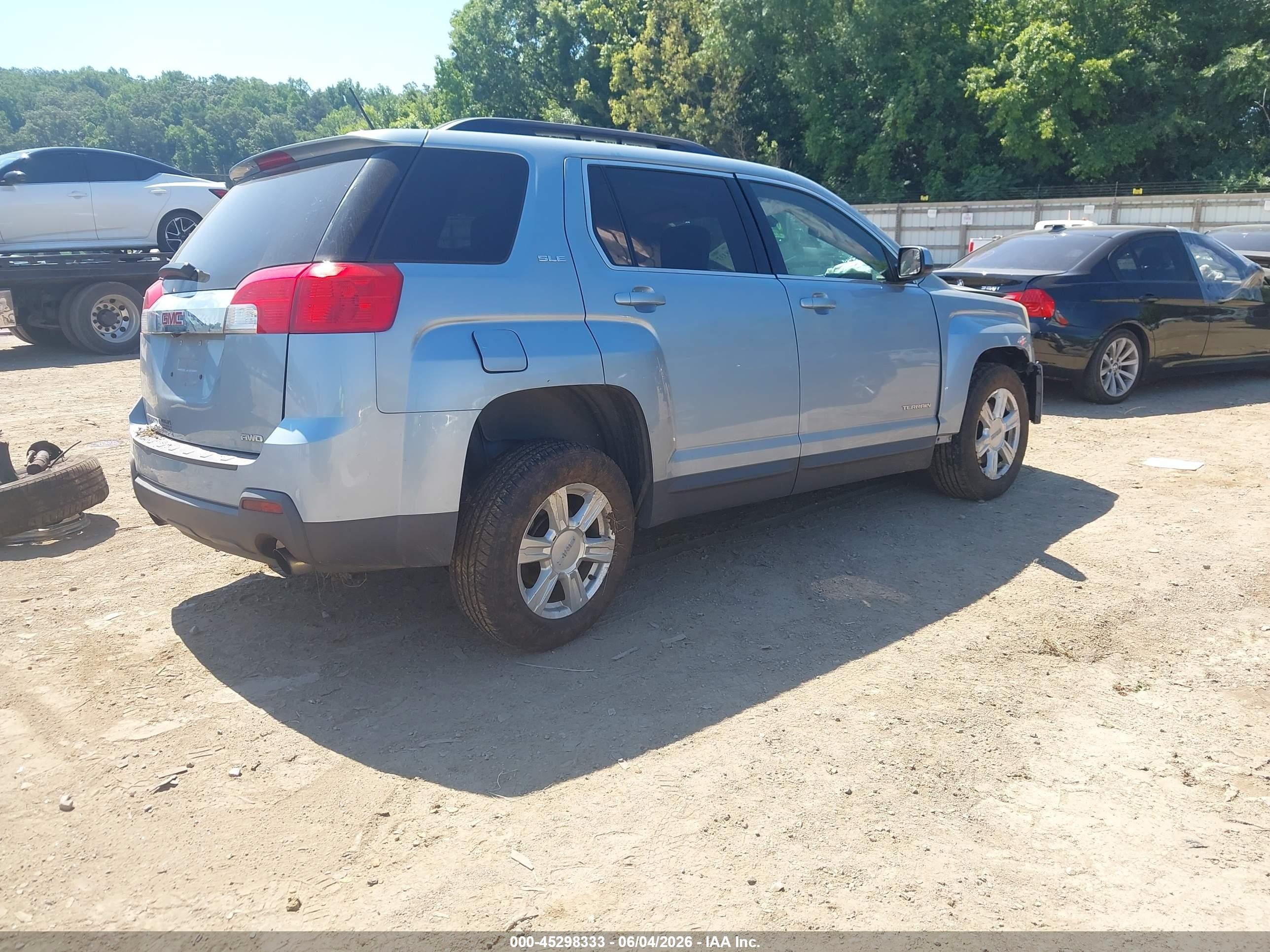 2014 Gmc Terrain Sle-2 Blue vin: 2GKFLWE37E6319518