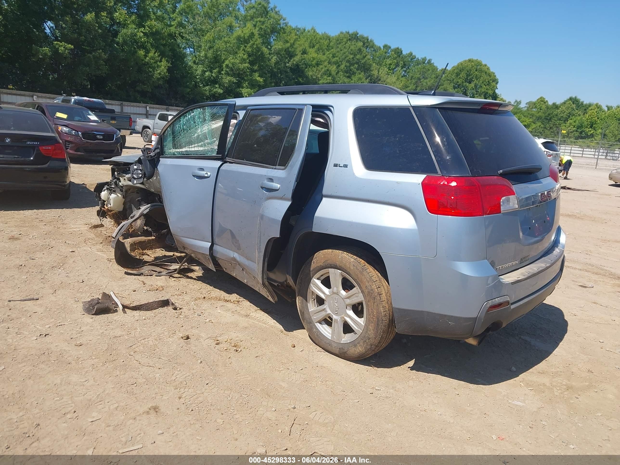 2014 Gmc Terrain Sle-2 Blue vin: 2GKFLWE37E6319518