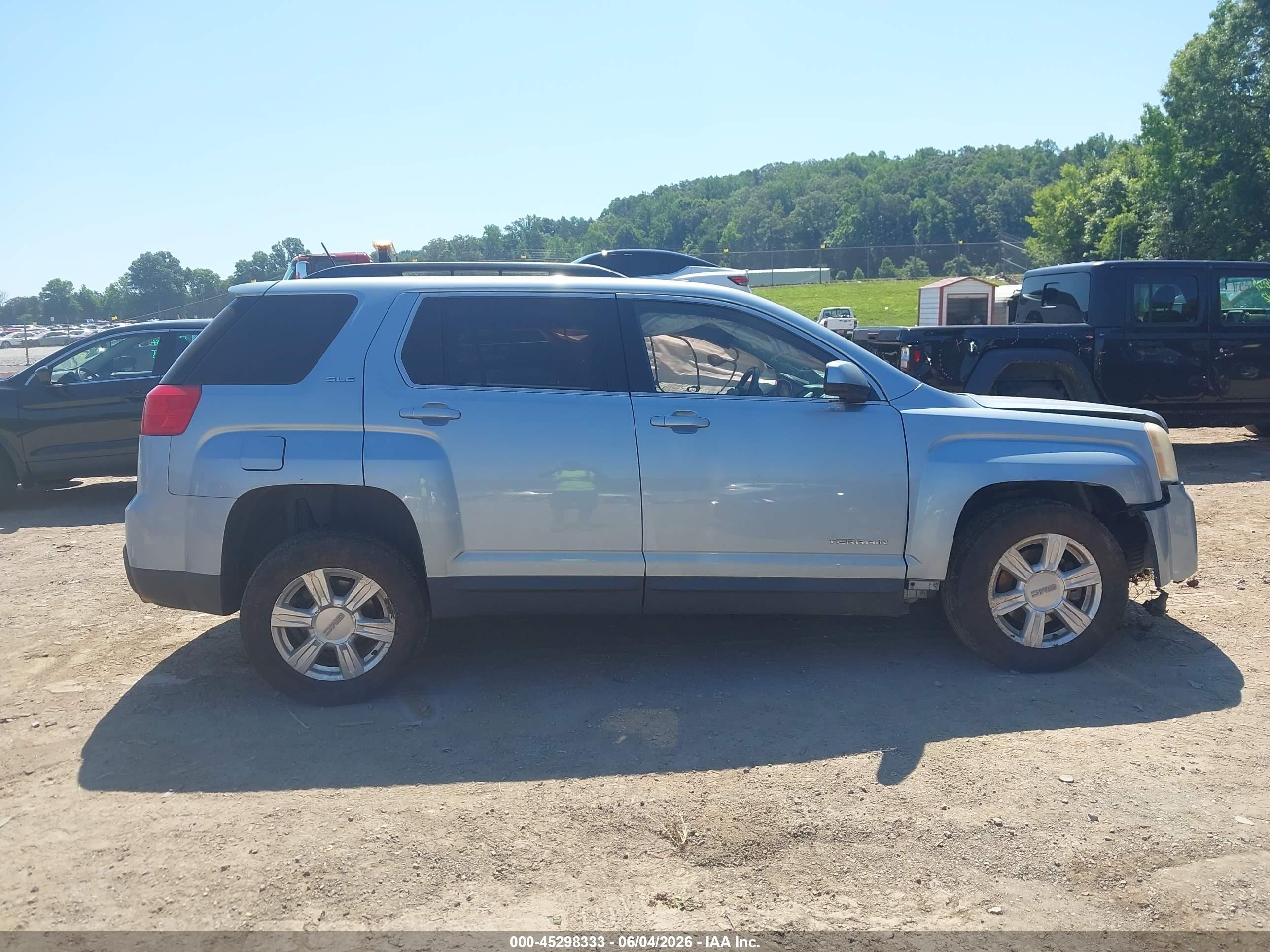 2014 Gmc Terrain Sle-2 Blue vin: 2GKFLWE37E6319518