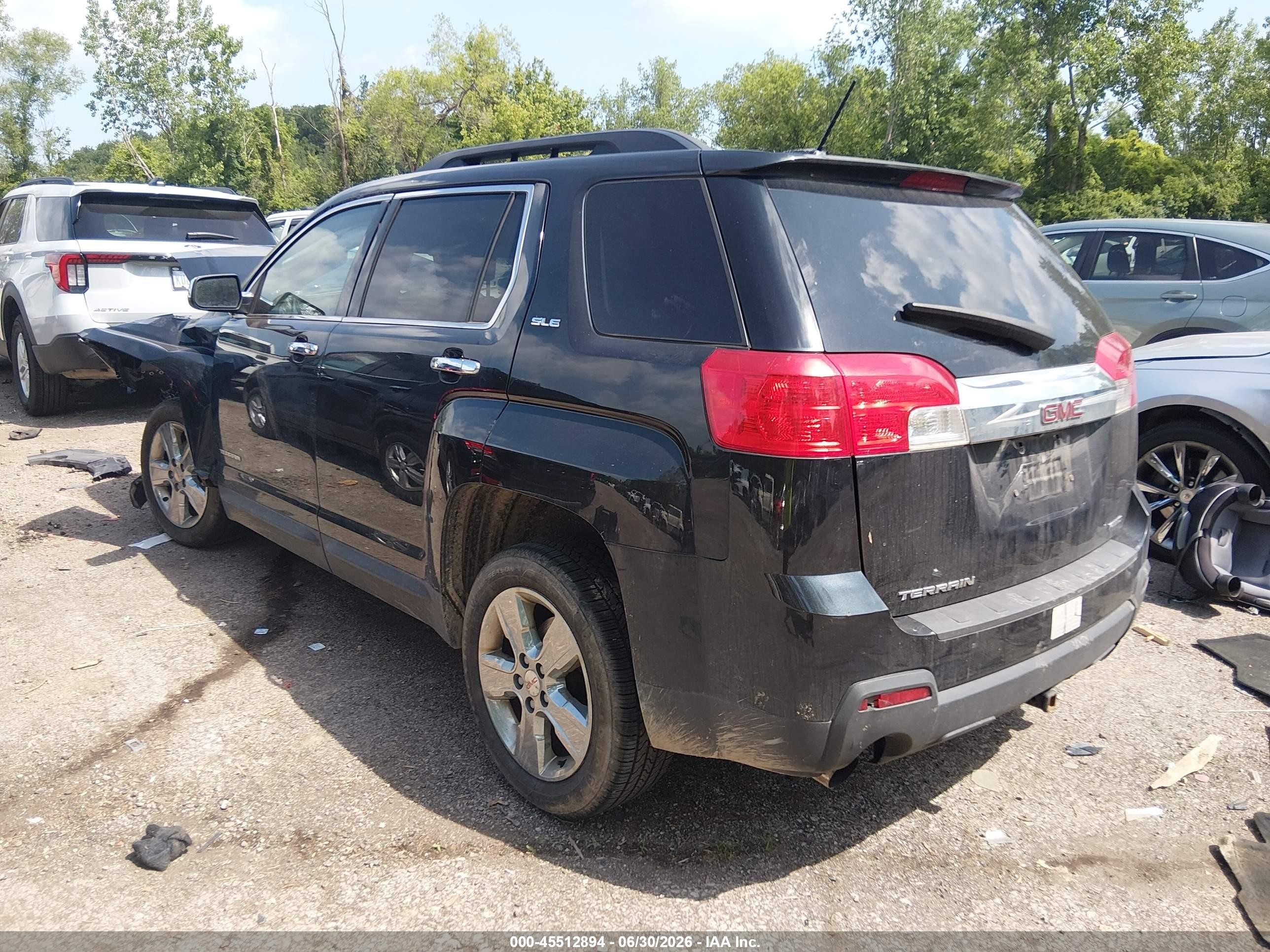 2015 Gmc Terrain Sle-2 Черный vin: 2GKFLWE37F6409222