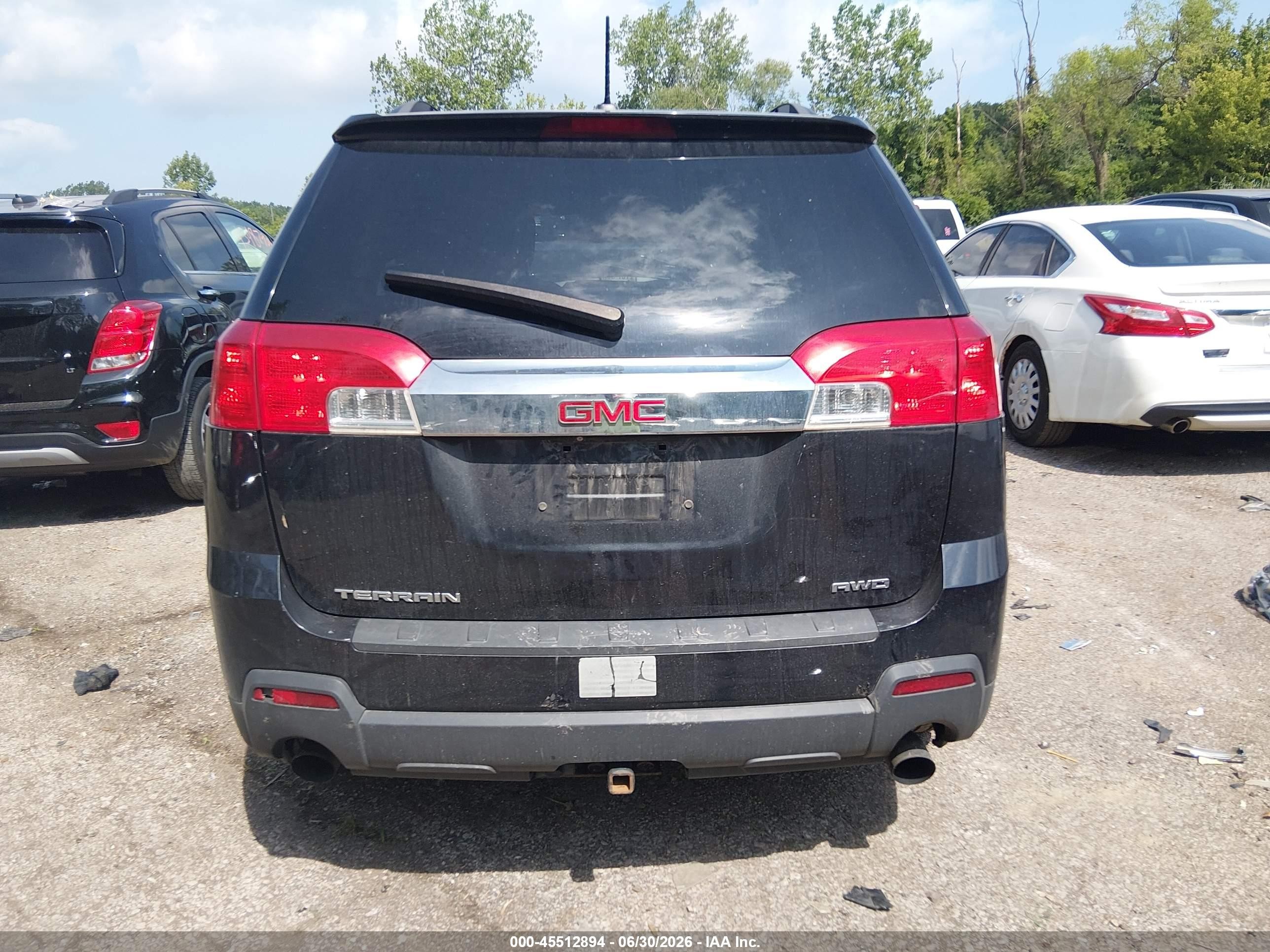 2015 Gmc Terrain Sle-2 Черный vin: 2GKFLWE37F6409222