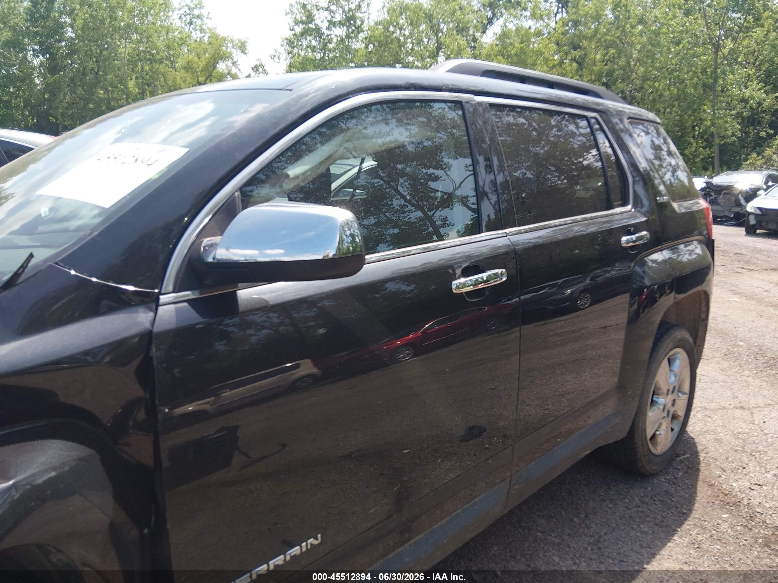 2015 Gmc Terrain Sle-2 Черный vin: 2GKFLWE37F6409222