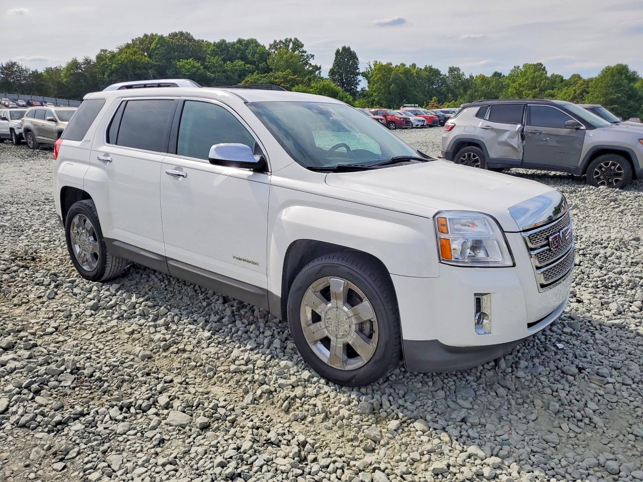2013 Gmc Terrain Slt White vin: 2GKFLWE38D6311717