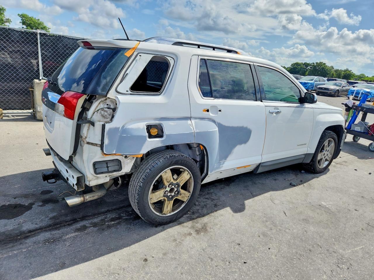 2013 Gmc Terrain Slt White vin: 2GKFLWE39D6236140