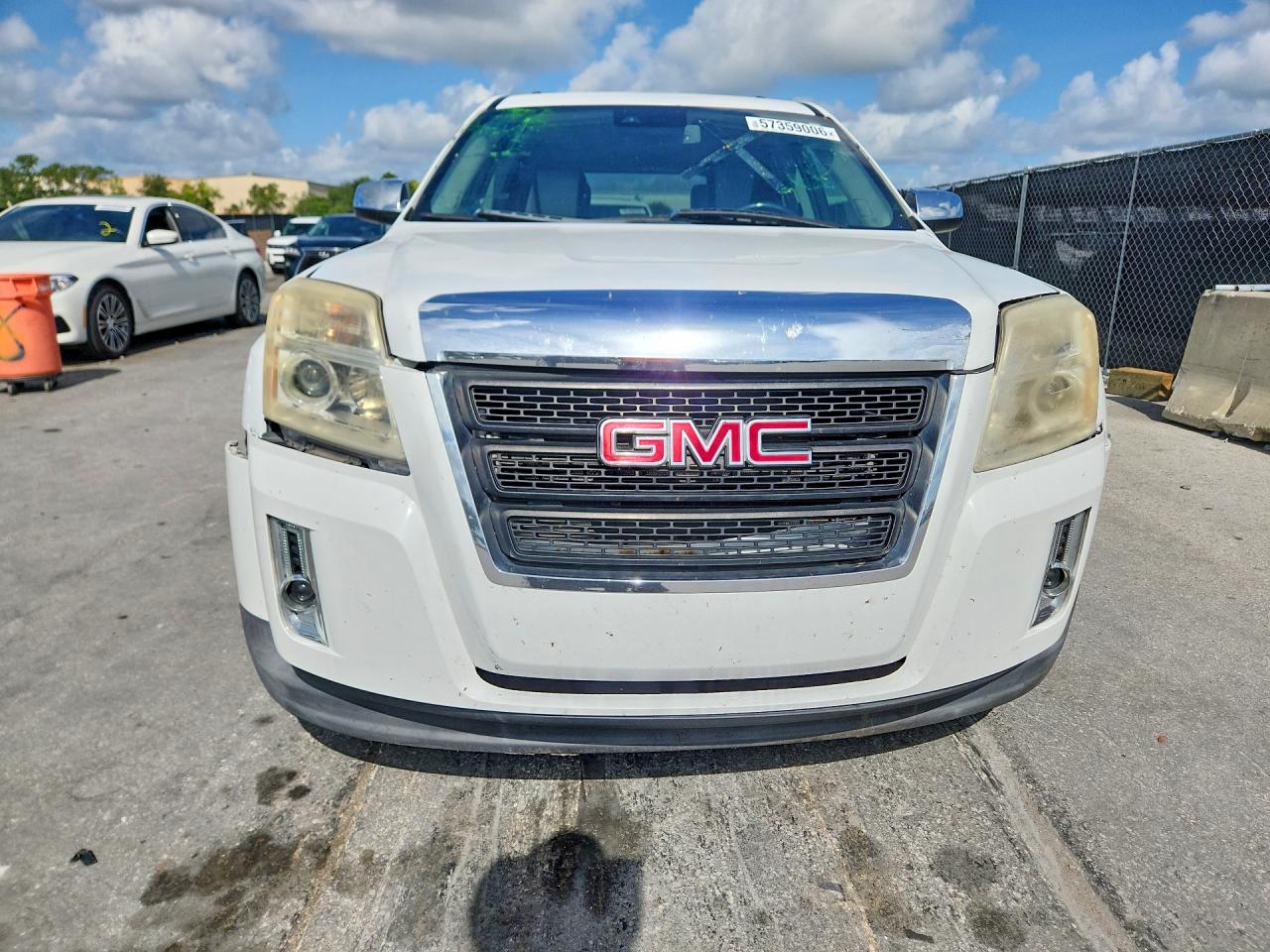 2013 Gmc Terrain Slt White vin: 2GKFLWE39D6236140