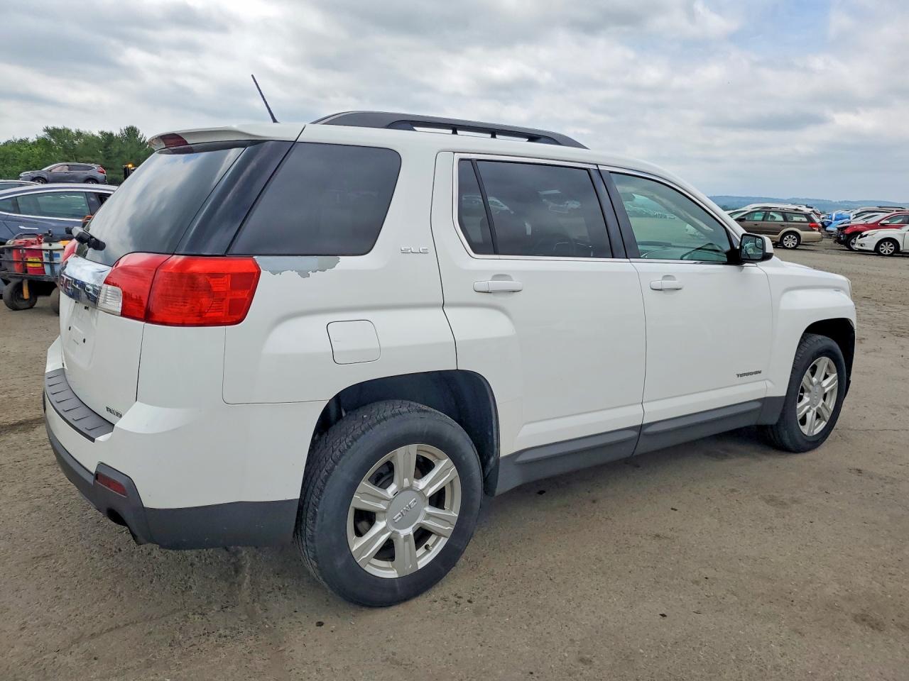 2014 Gmc Terrain Sle White vin: 2GKFLWE39E6345053
