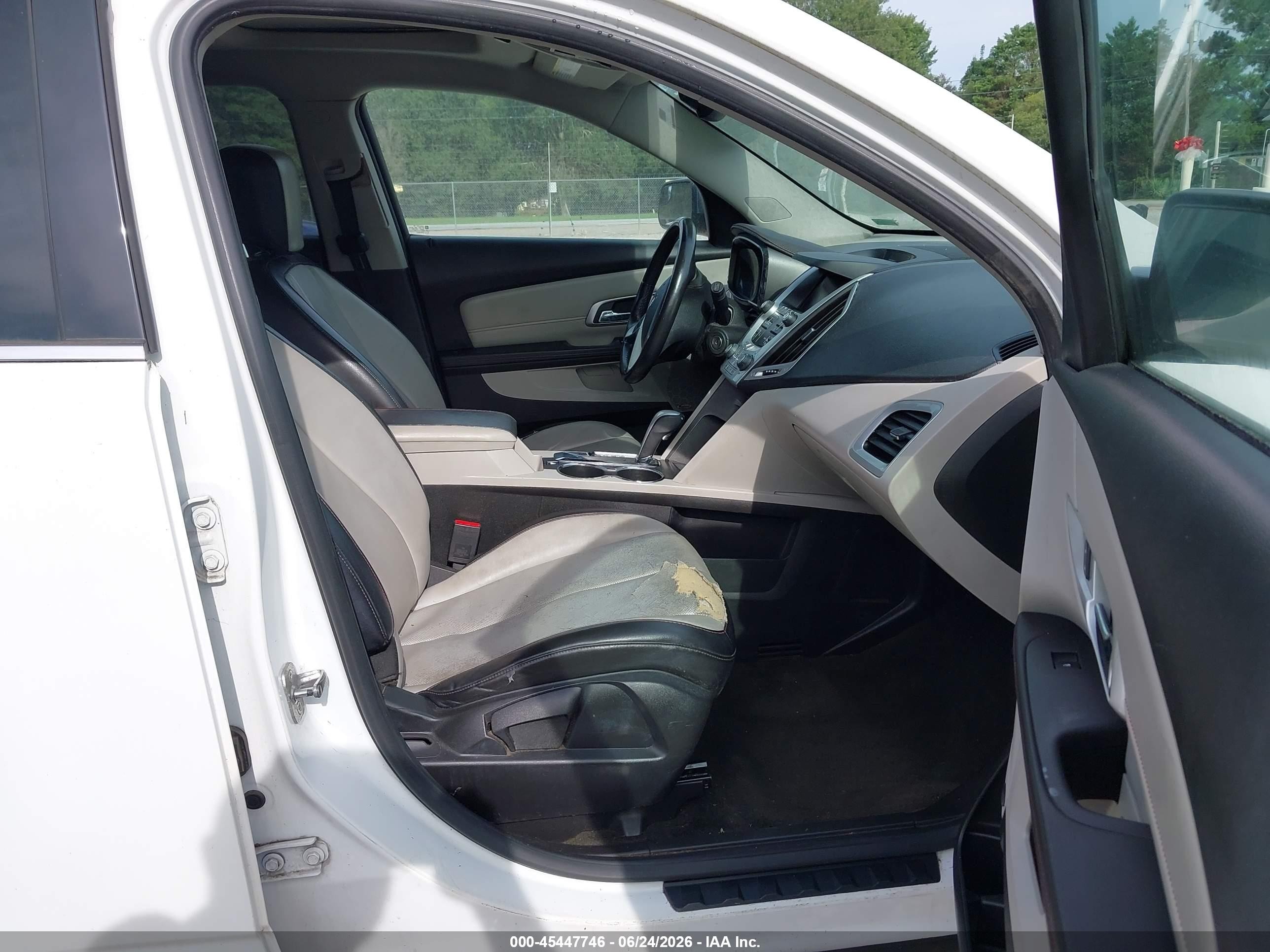 2013 Gmc Terrain Slt-2 White vin: 2GKFLWE3XD6294743