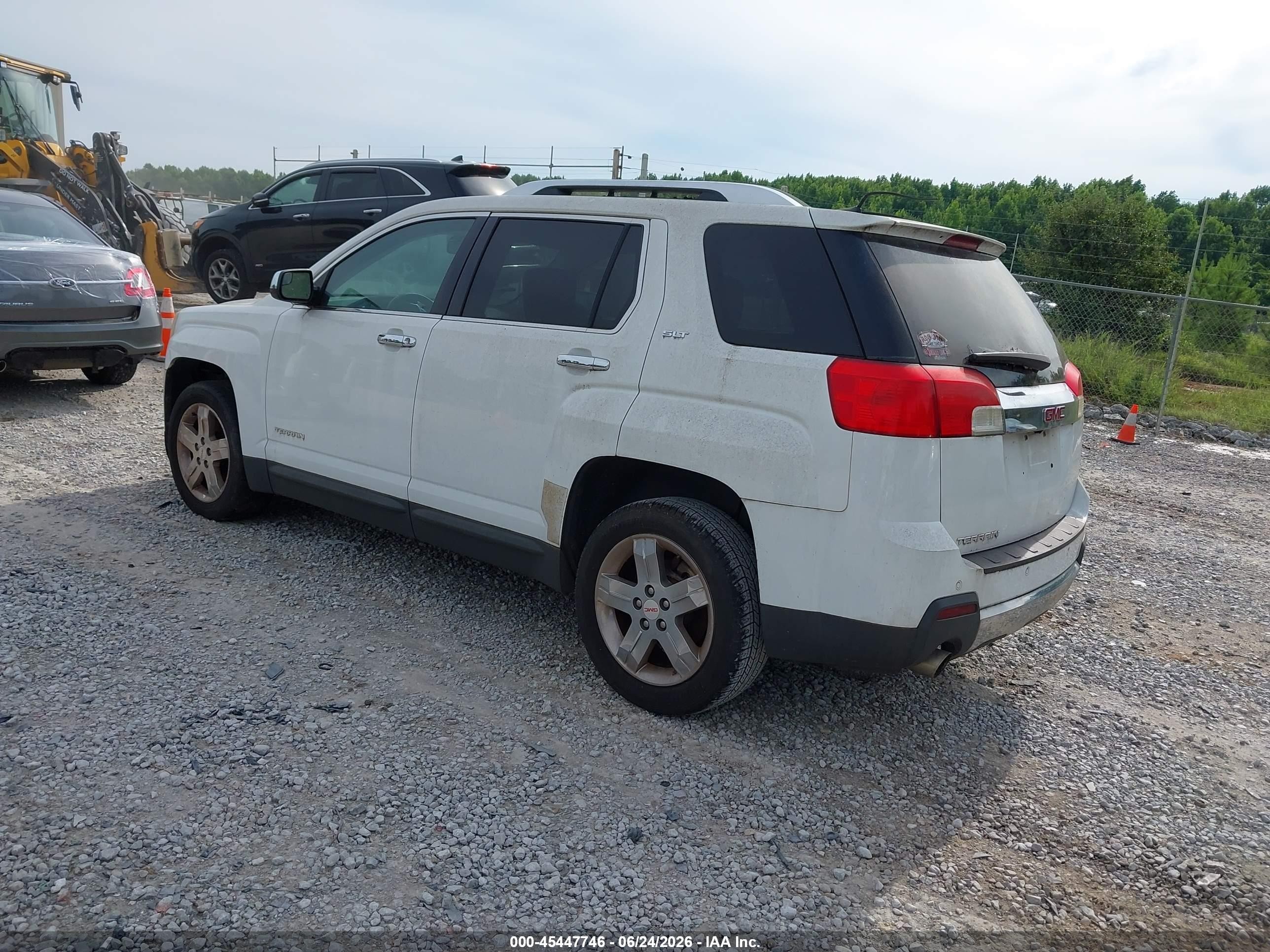 2013 Gmc Terrain Slt-2 White vin: 2GKFLWE3XD6294743