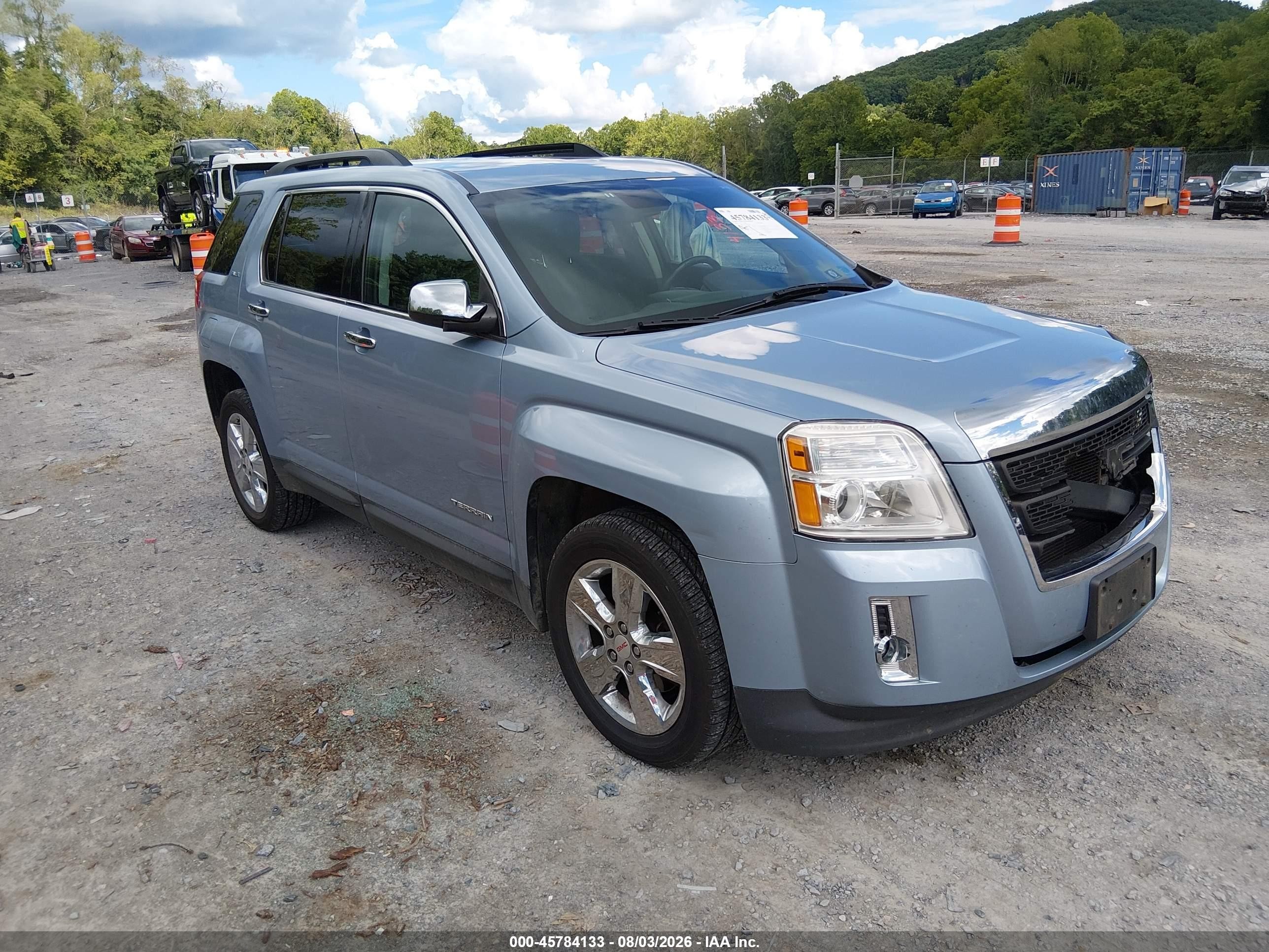 2014 Gmc Terrain Sle-2 Light Blue vin: 2GKFLWE3XE6370107