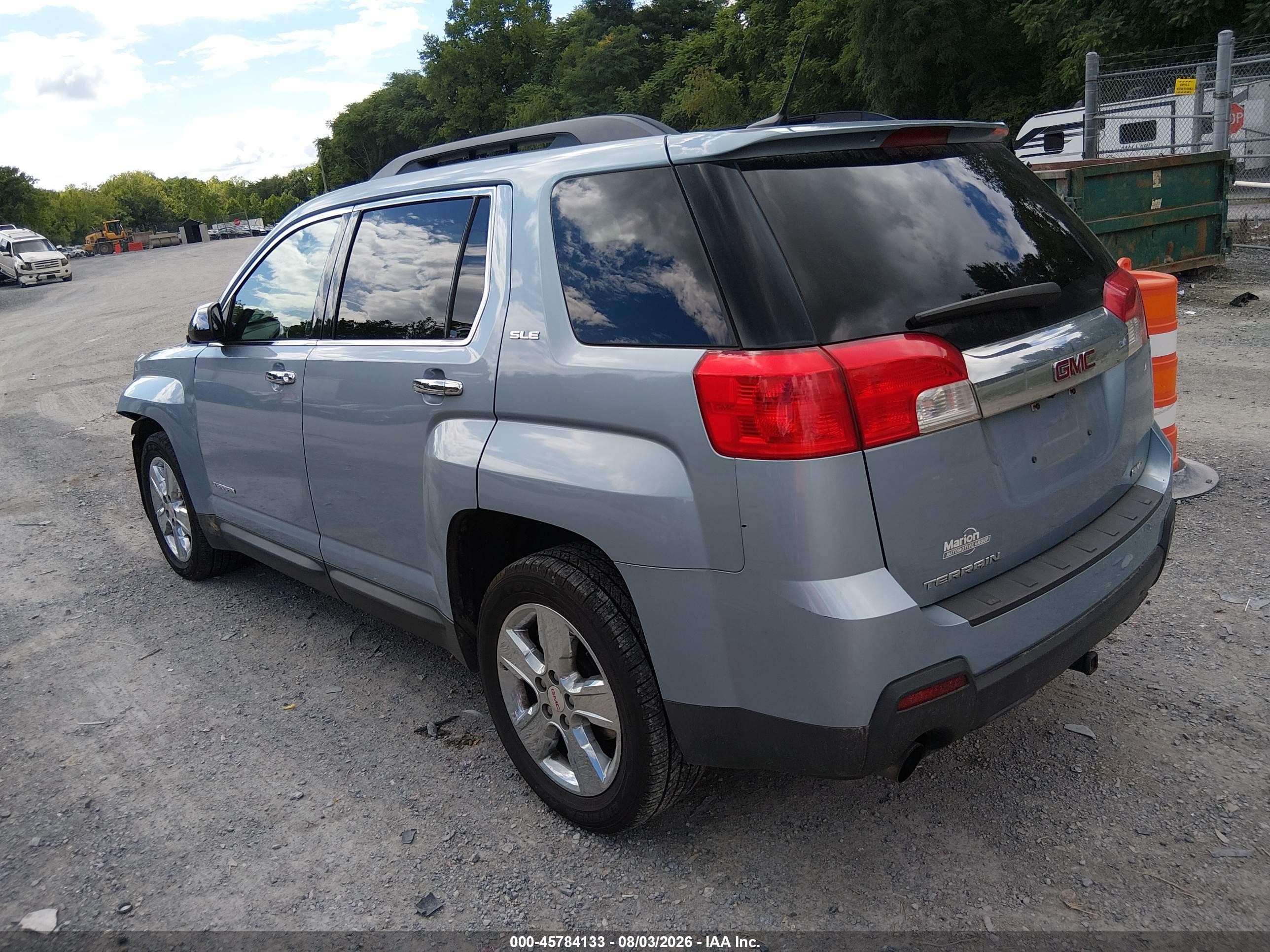 2014 Gmc Terrain Sle-2 Light Blue vin: 2GKFLWE3XE6370107