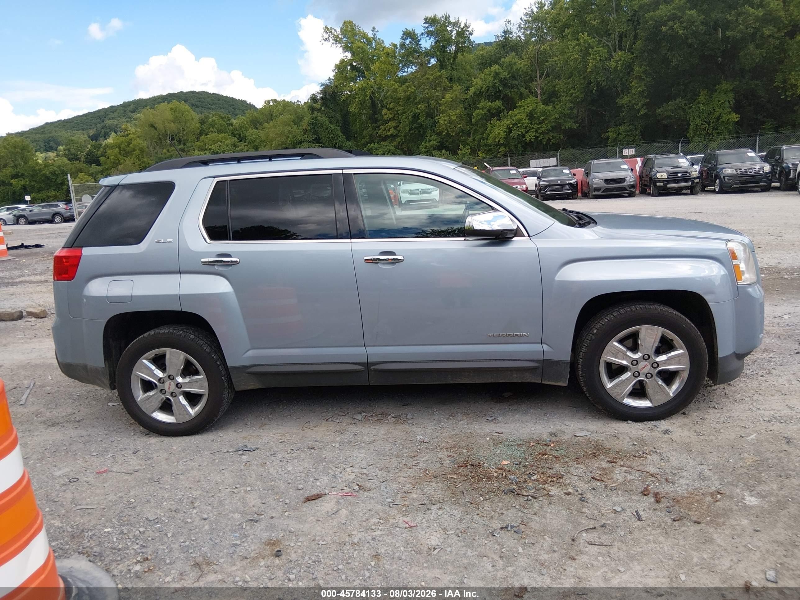 2014 Gmc Terrain Sle-2 Light Blue vin: 2GKFLWE3XE6370107
