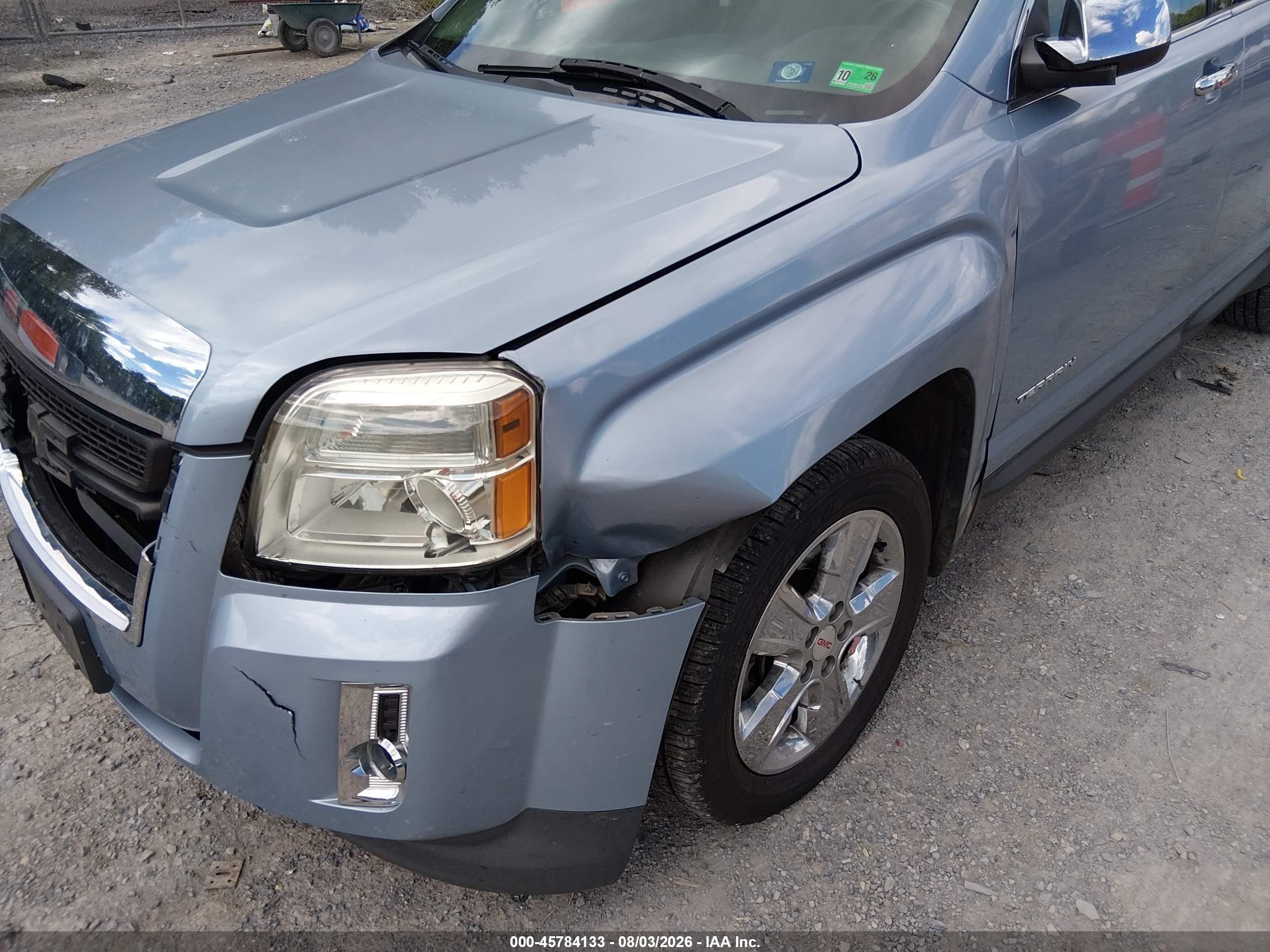 2014 Gmc Terrain Sle-2 Light Blue vin: 2GKFLWE3XE6370107