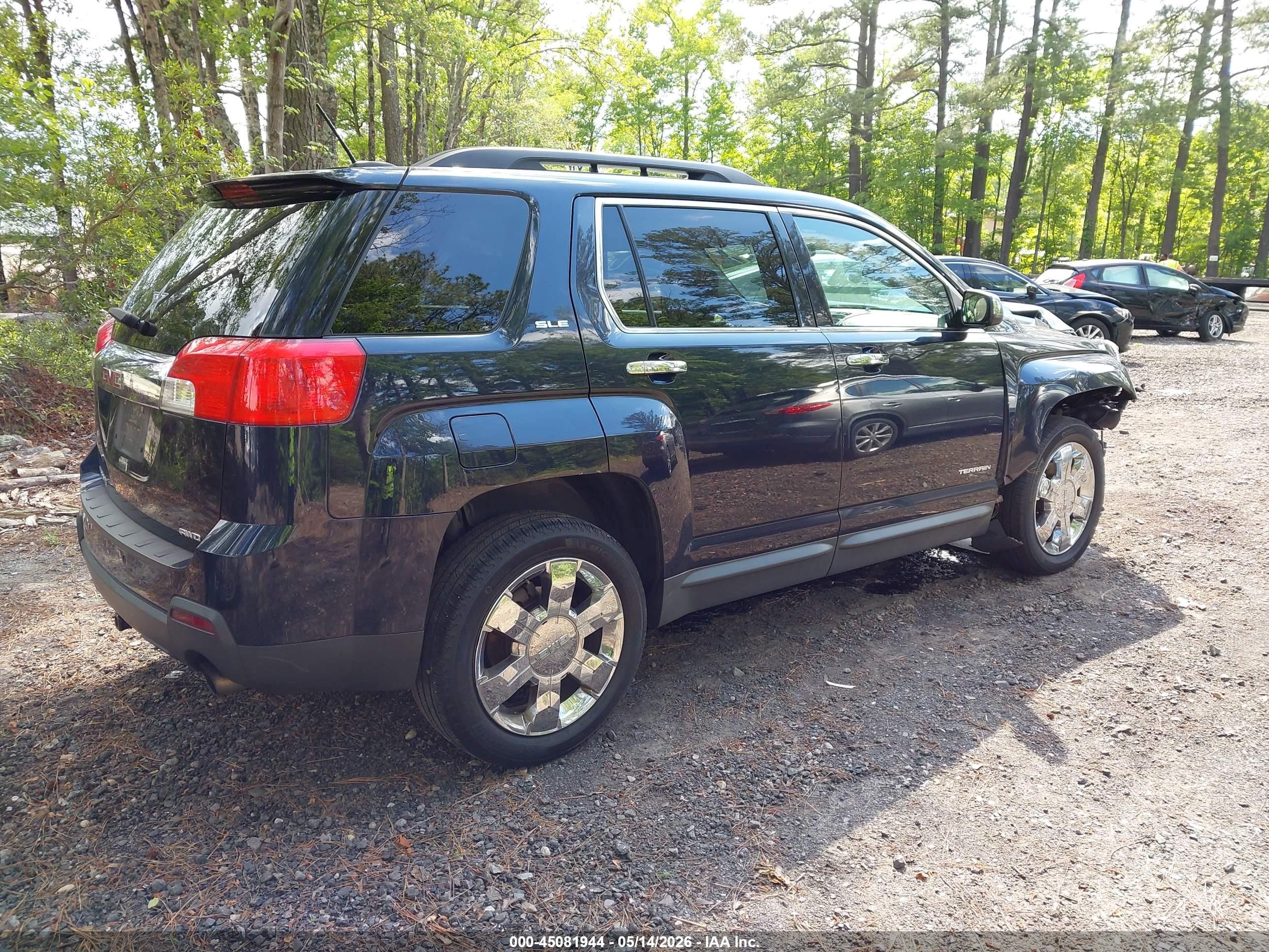2015 Gmc Terrain Sle-2 Dark Blue vin: 2GKFLWE3XF6194015