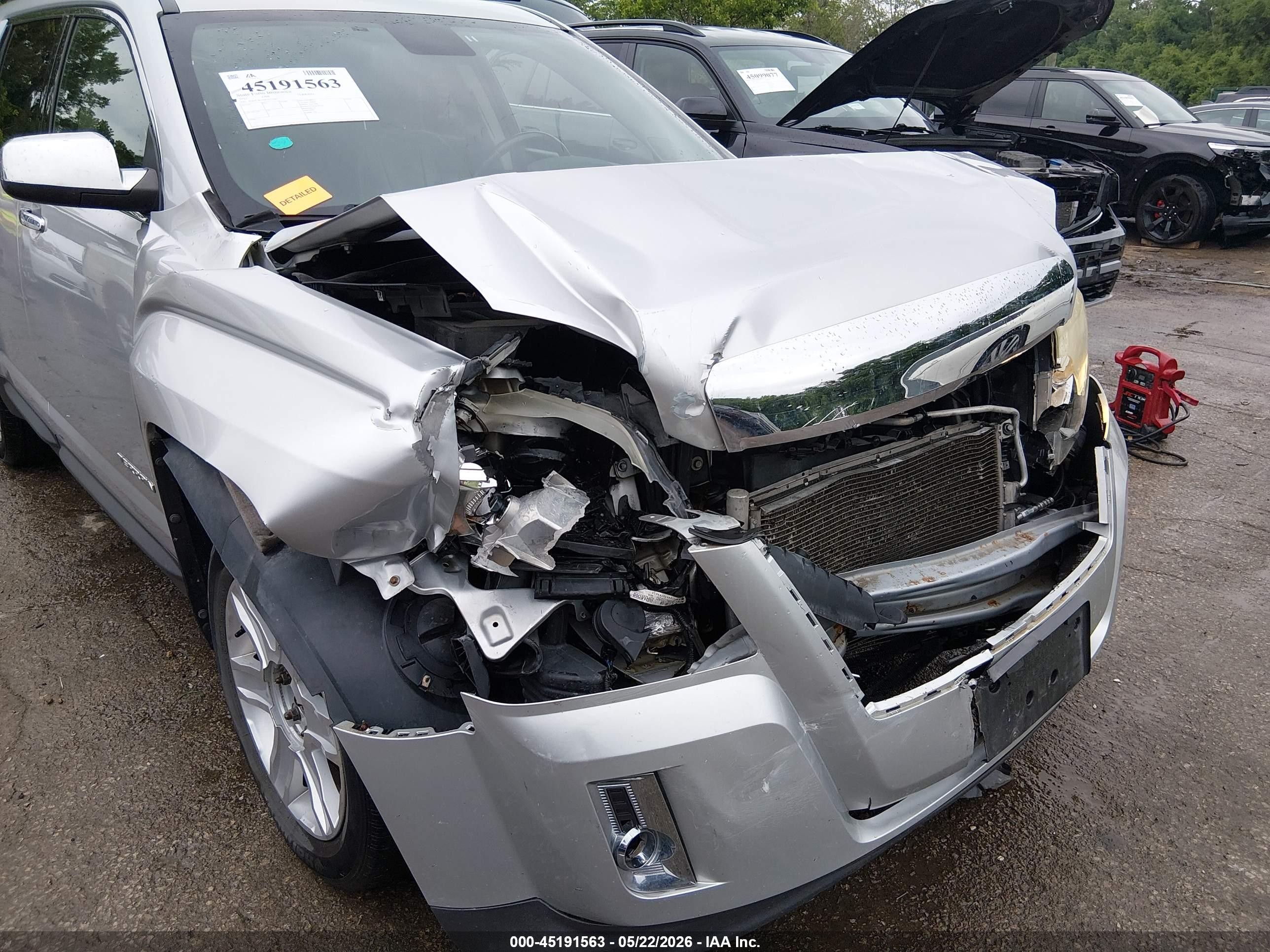 2012 Gmc Terrain Slt-2 Silver vin: 2GKFLWE50C6111009